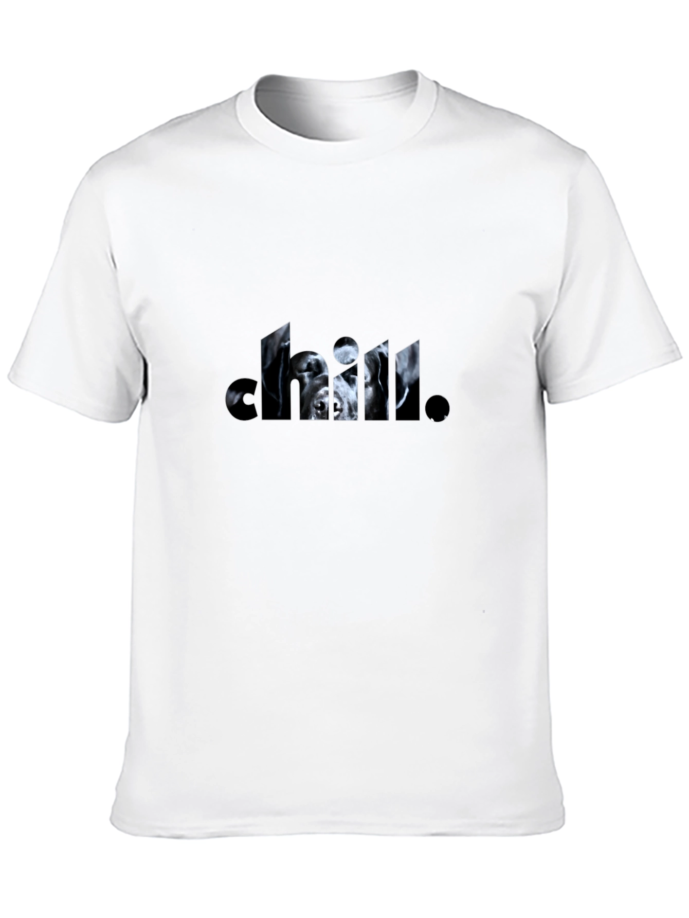 Chill Dog Black Graphic Tee