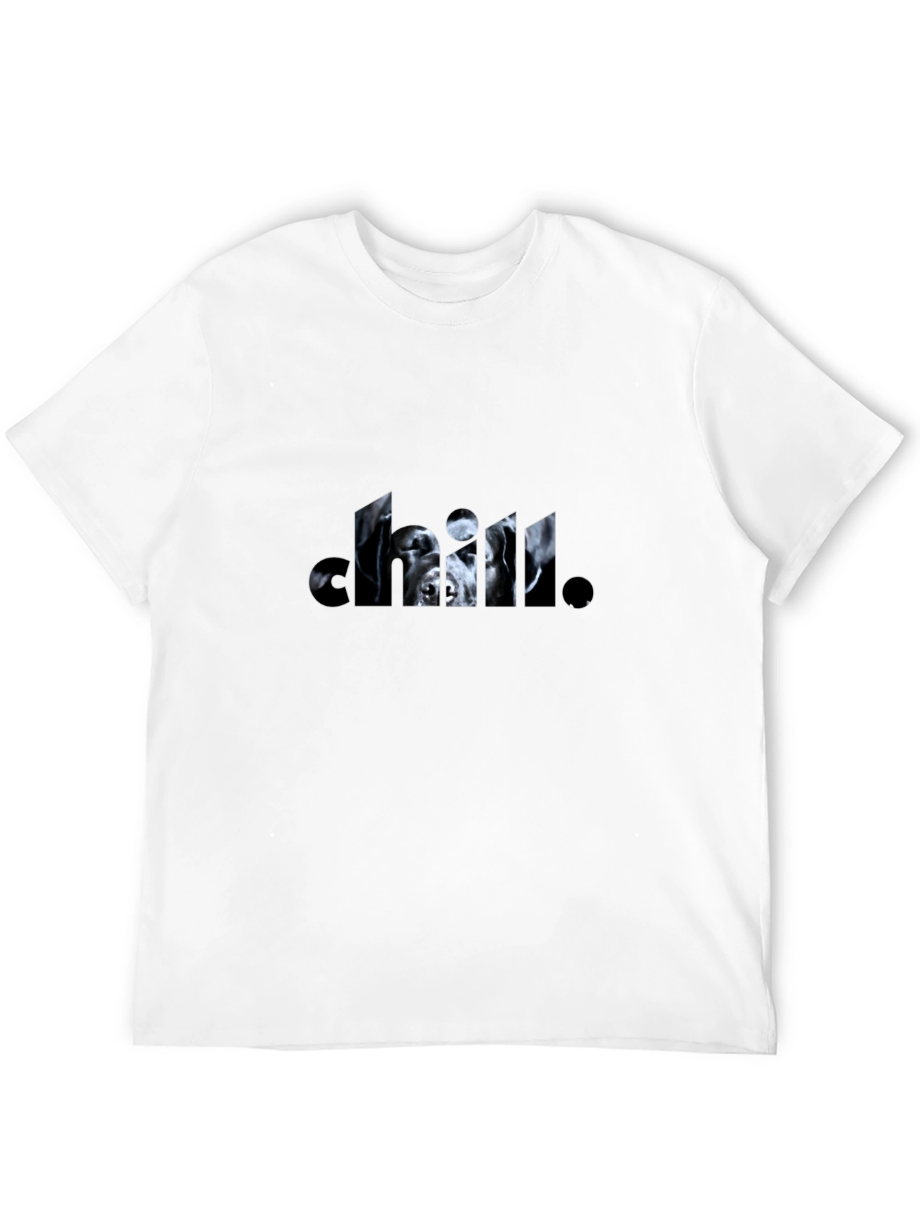 Chill Dog Black Graphic Tee