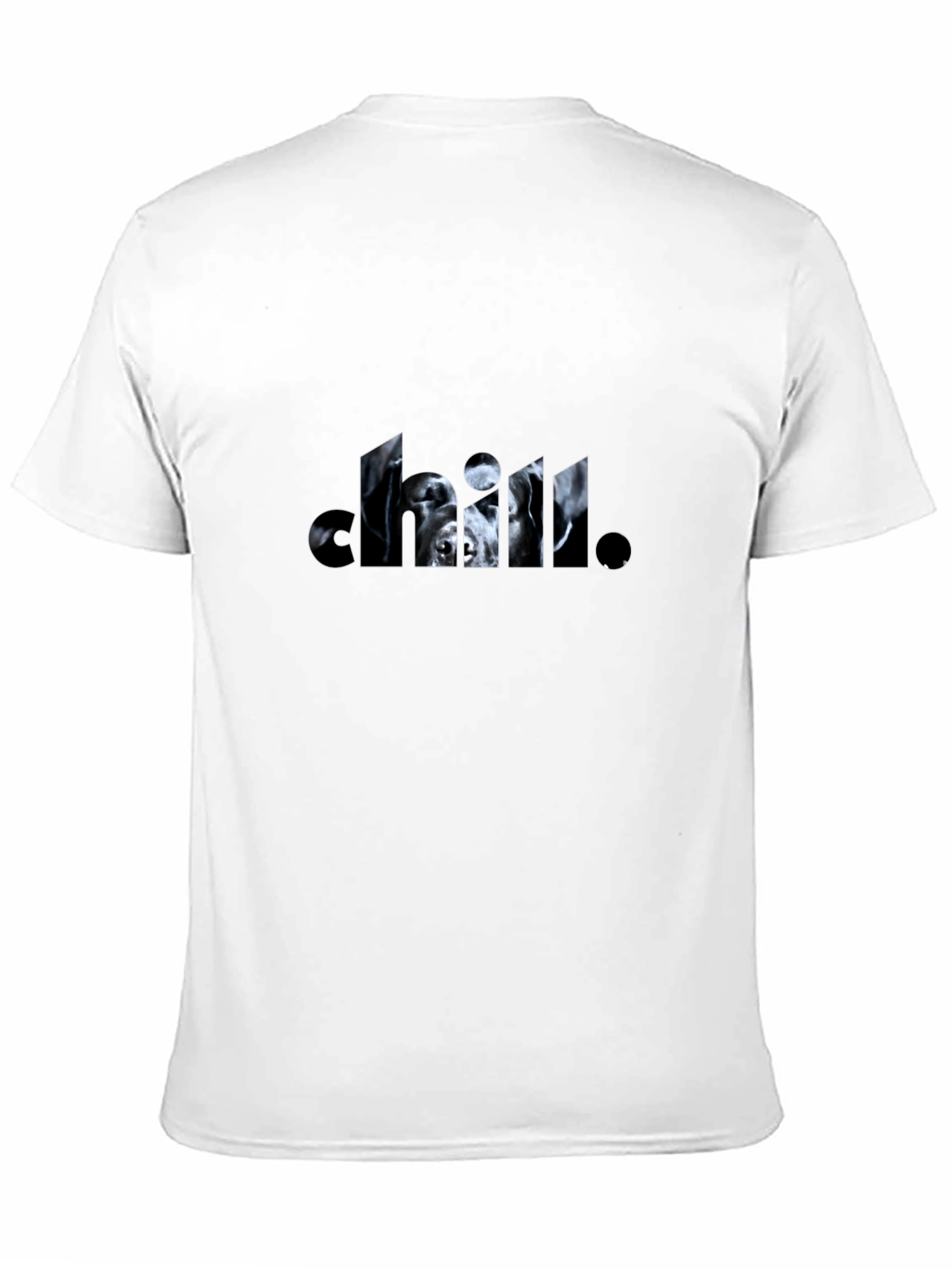Chill Dog Black Graphic Tee