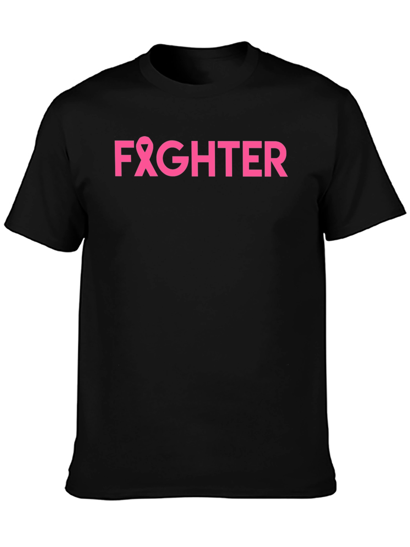 Pink Ribbon Breast Cancer Fighter Graphic Tee