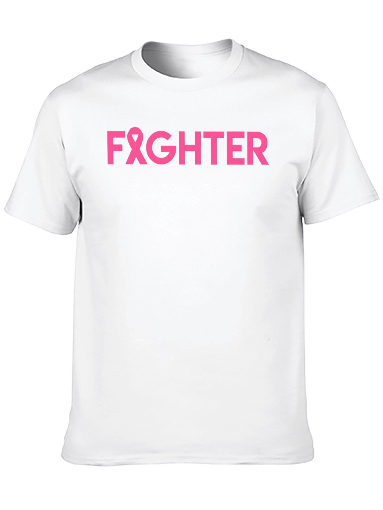 Pink Ribbon Breast Cancer Fighter Graphic Tee