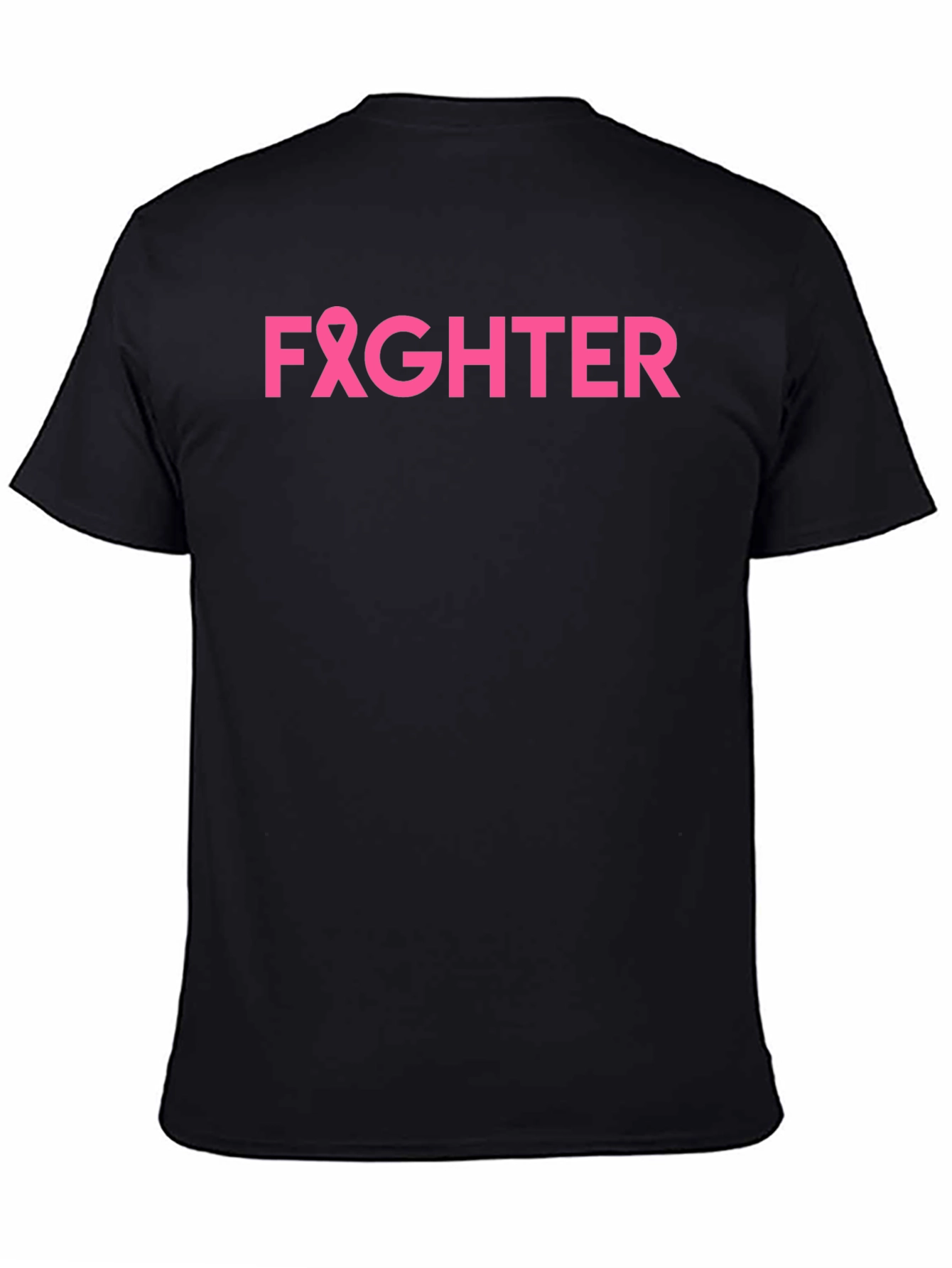 Pink Ribbon Breast Cancer Fighter Graphic Tee