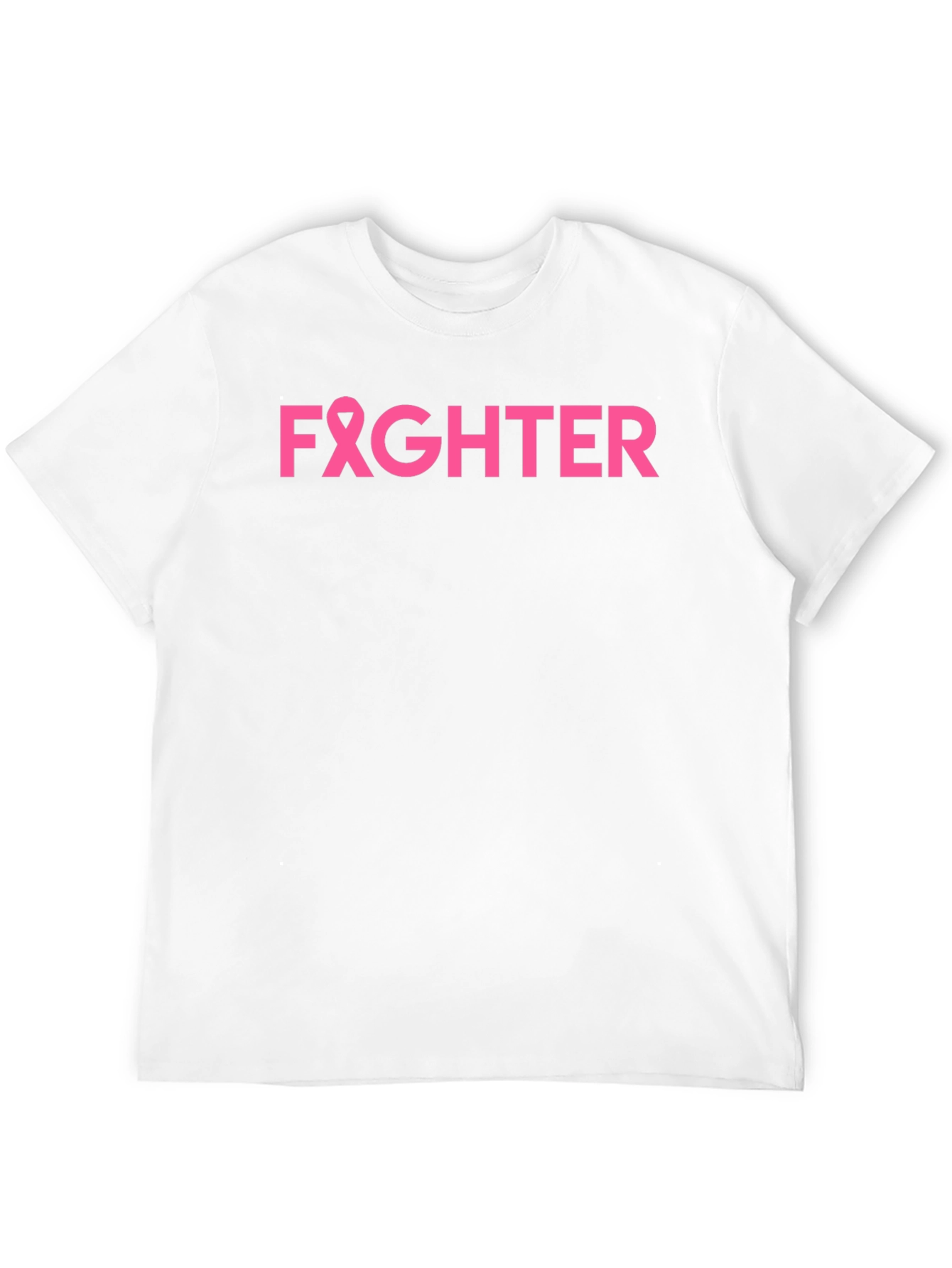 Pink Ribbon Breast Cancer Fighter Graphic Tee