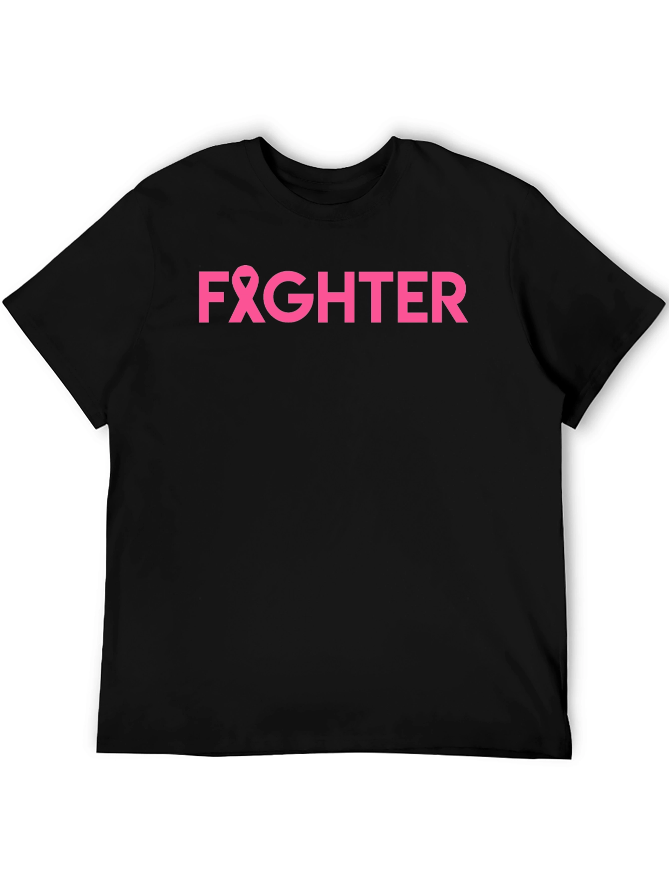 Pink Ribbon Breast Cancer Fighter Graphic Tee