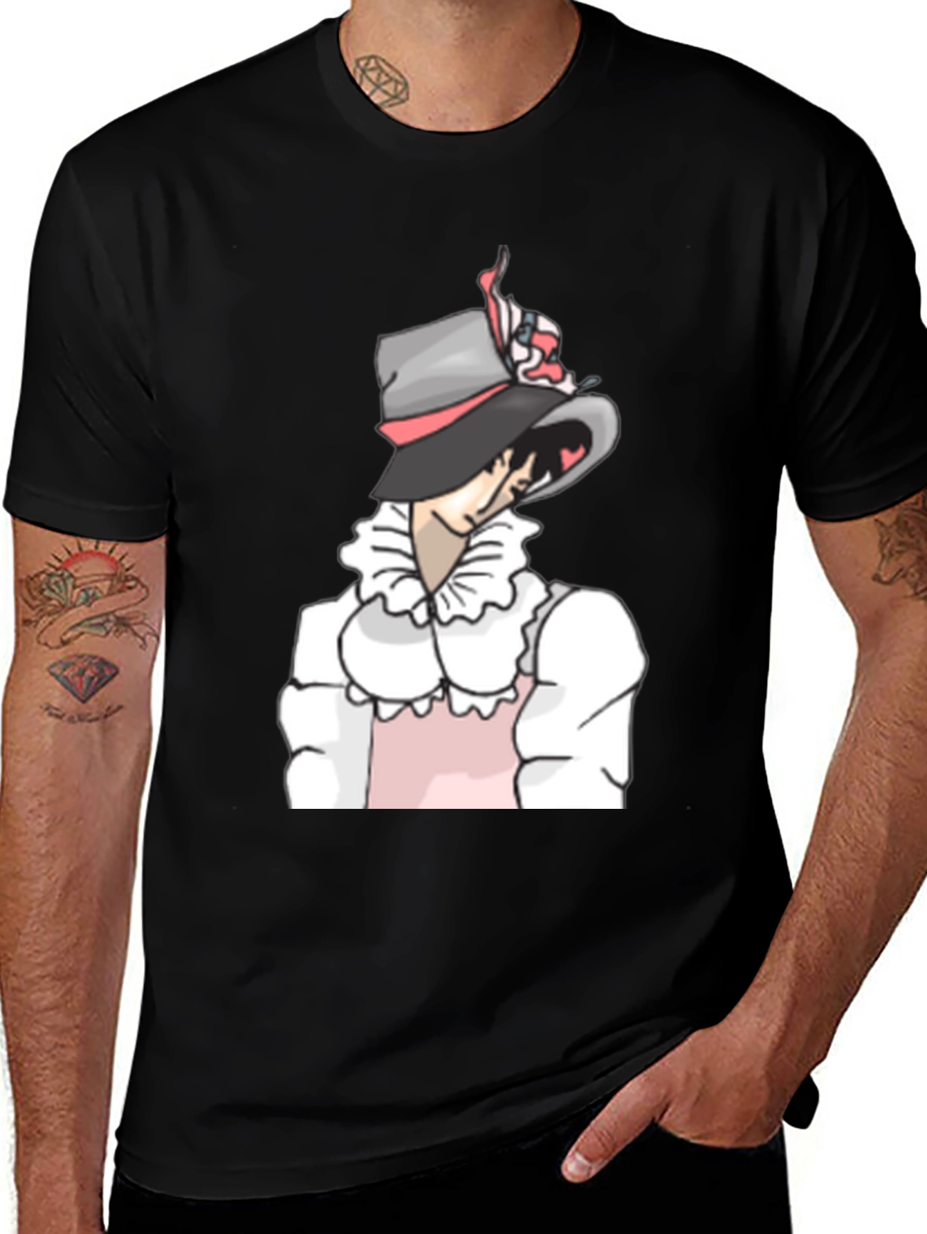 Stylish Anime Character Graphic T-Shirt