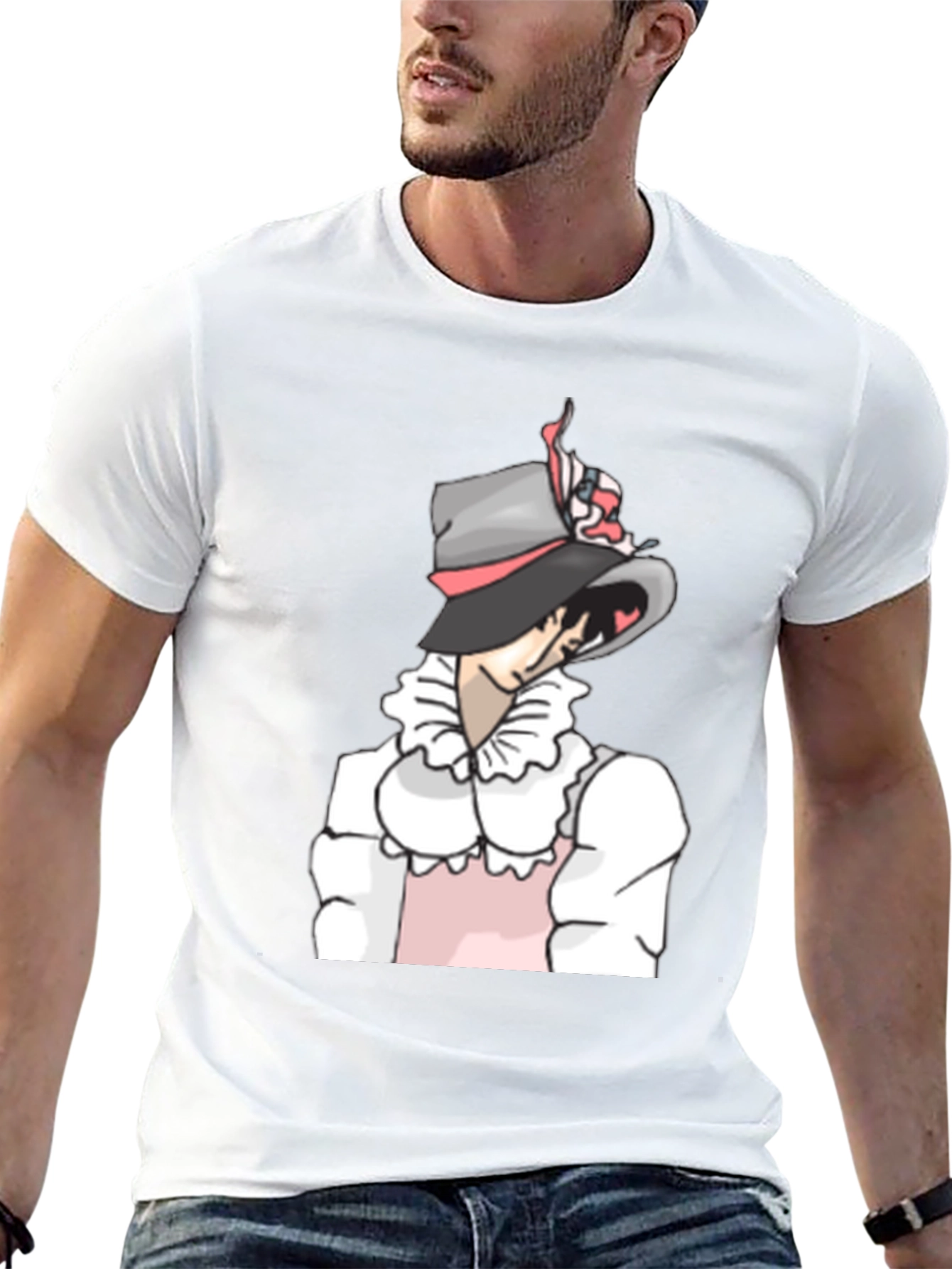 Stylish Anime Character Graphic T-Shirt