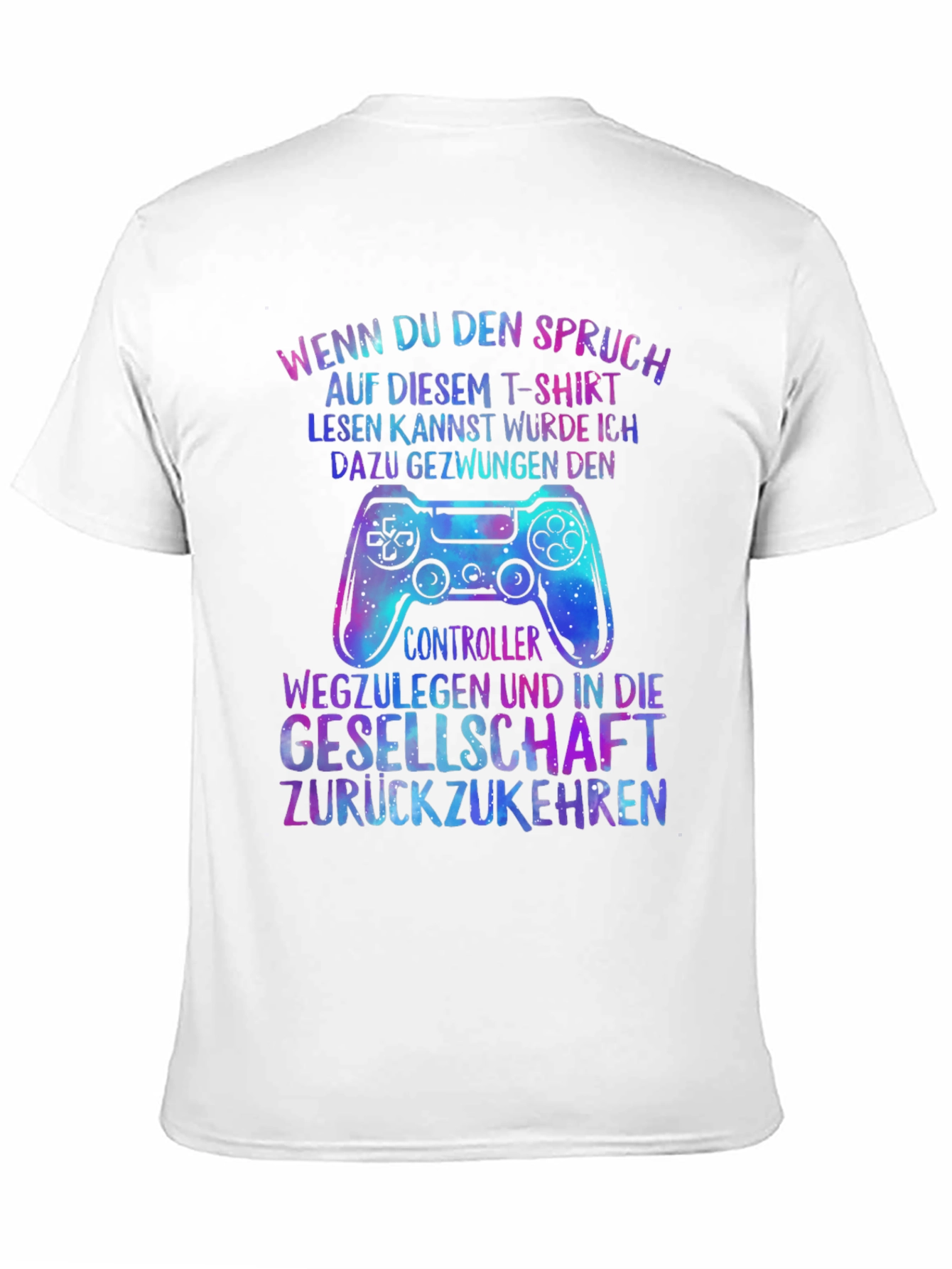 Gamer T-Shirt - Wenn Du Den Spruch Controller