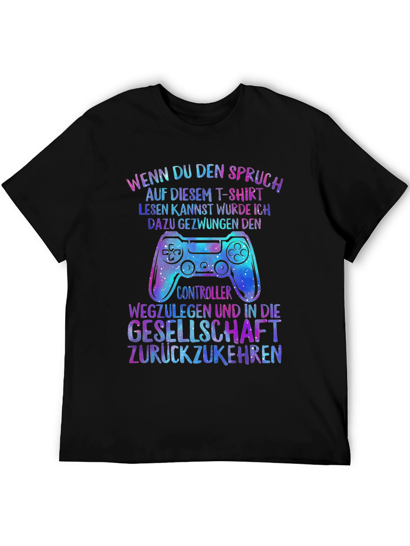 Gamer T-Shirt - Wenn Du Den Spruch Controller