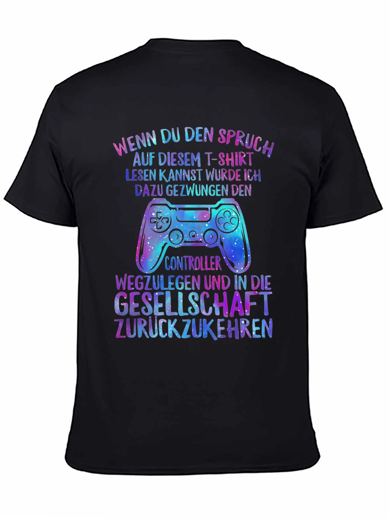 Gamer T-Shirt - Wenn Du Den Spruch Controller