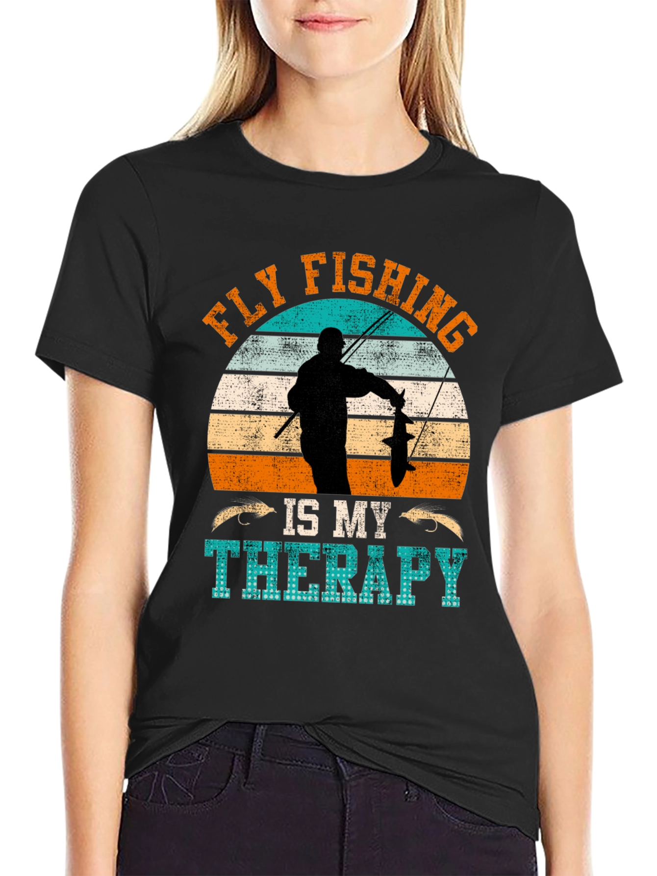 Fly Fishing is My Therapy T-Shirt