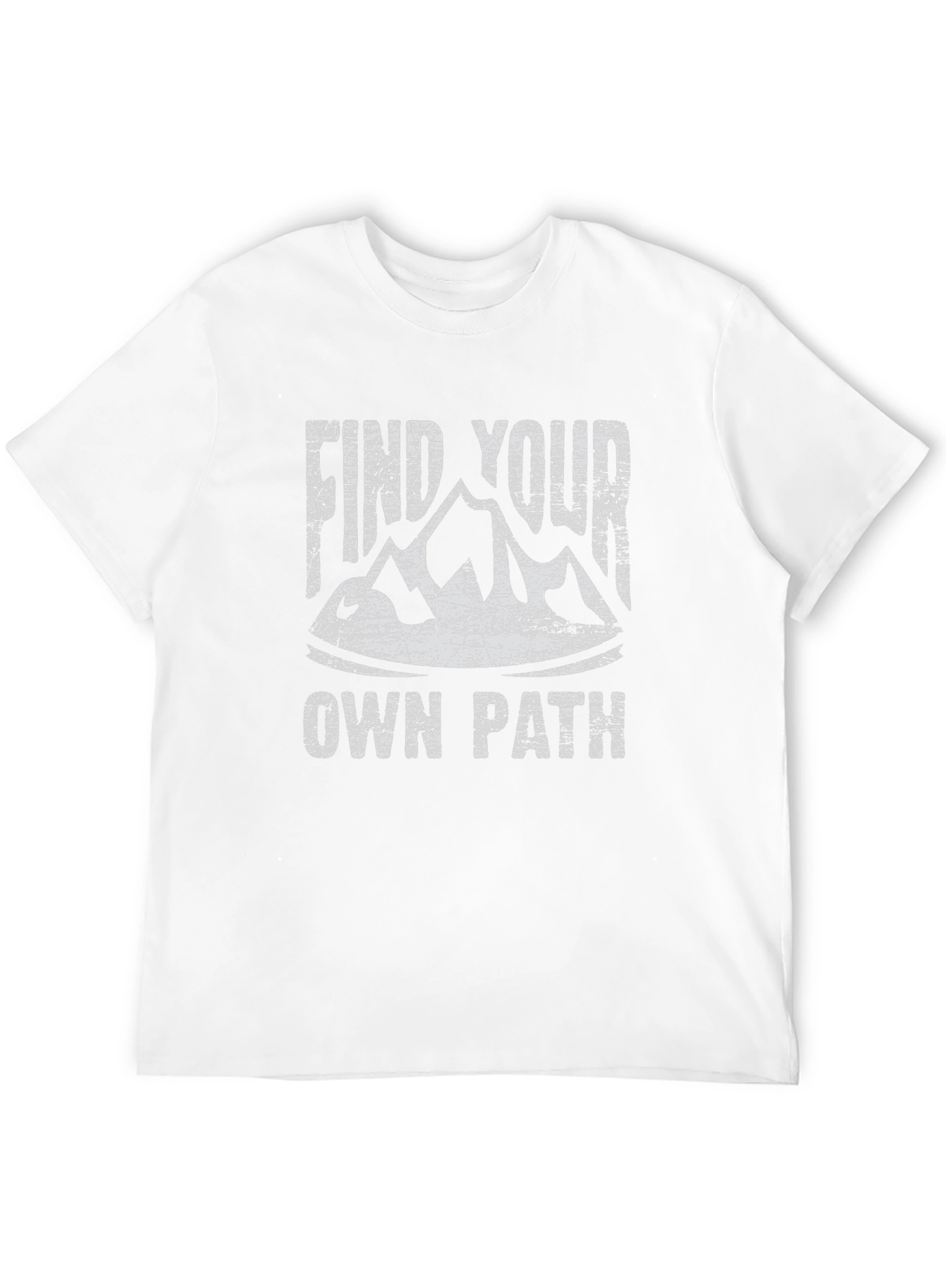 Find Your Own Path T-Shirt Black Cotton Graphic Tee