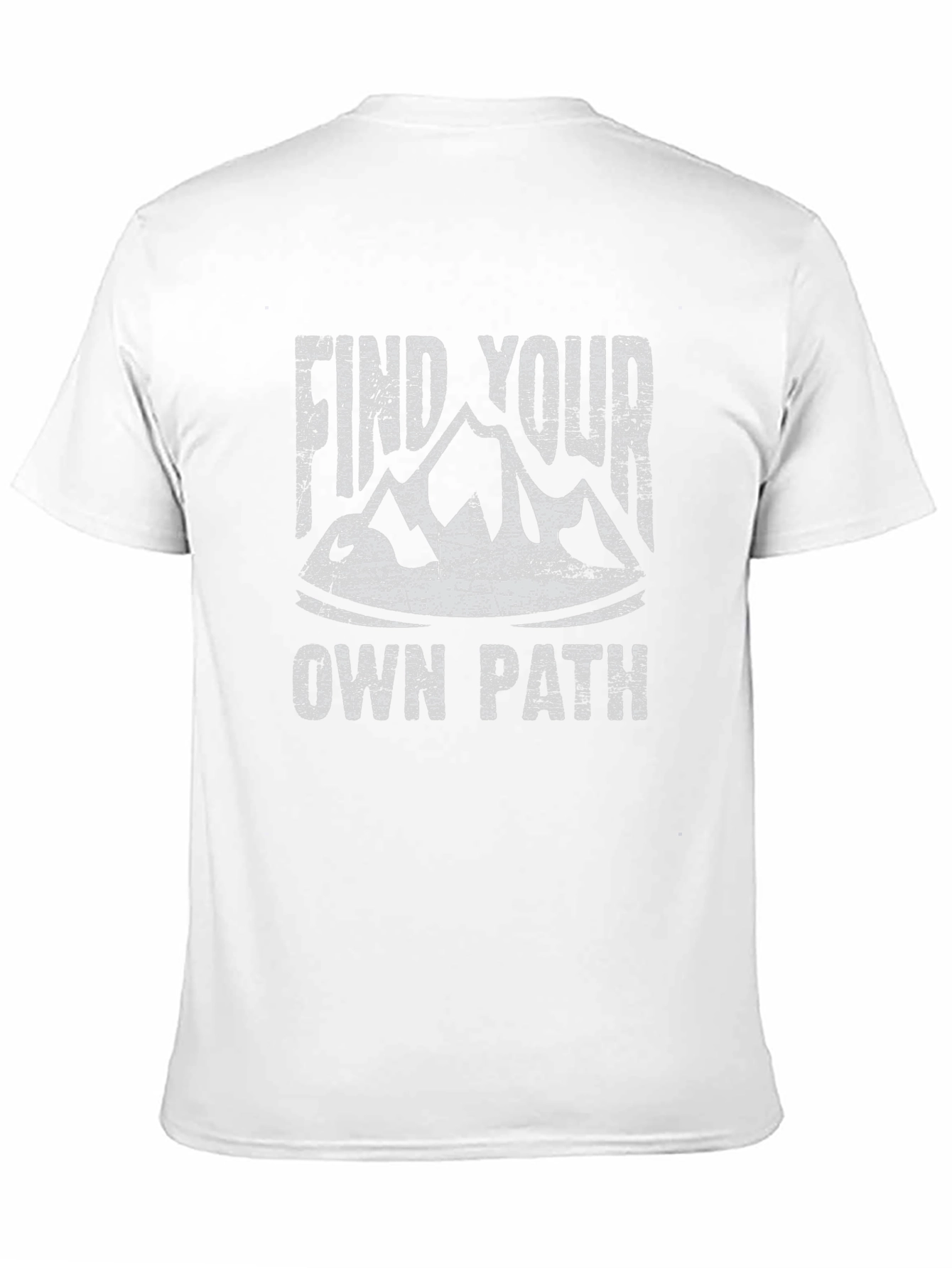 Find Your Own Path T-Shirt Black Cotton Graphic Tee