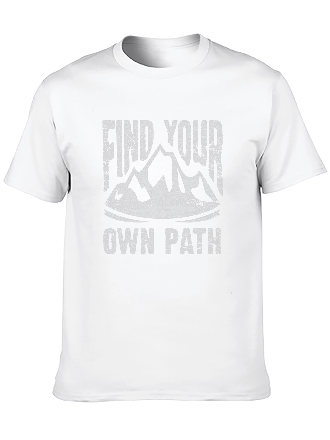 Find Your Own Path T-Shirt Black Cotton Graphic Tee