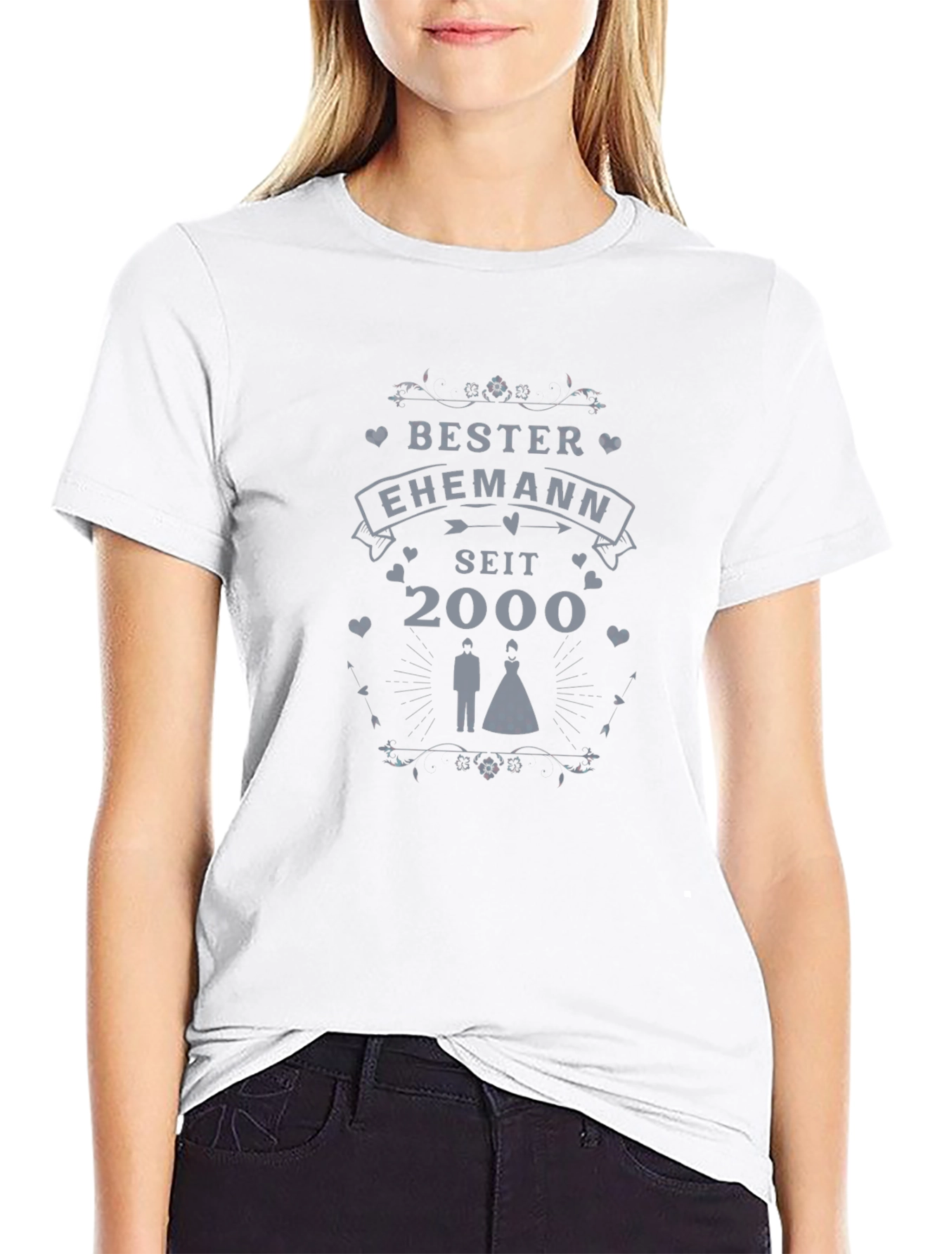 Bester Ehemann Seit 2000 Black T-Shirt