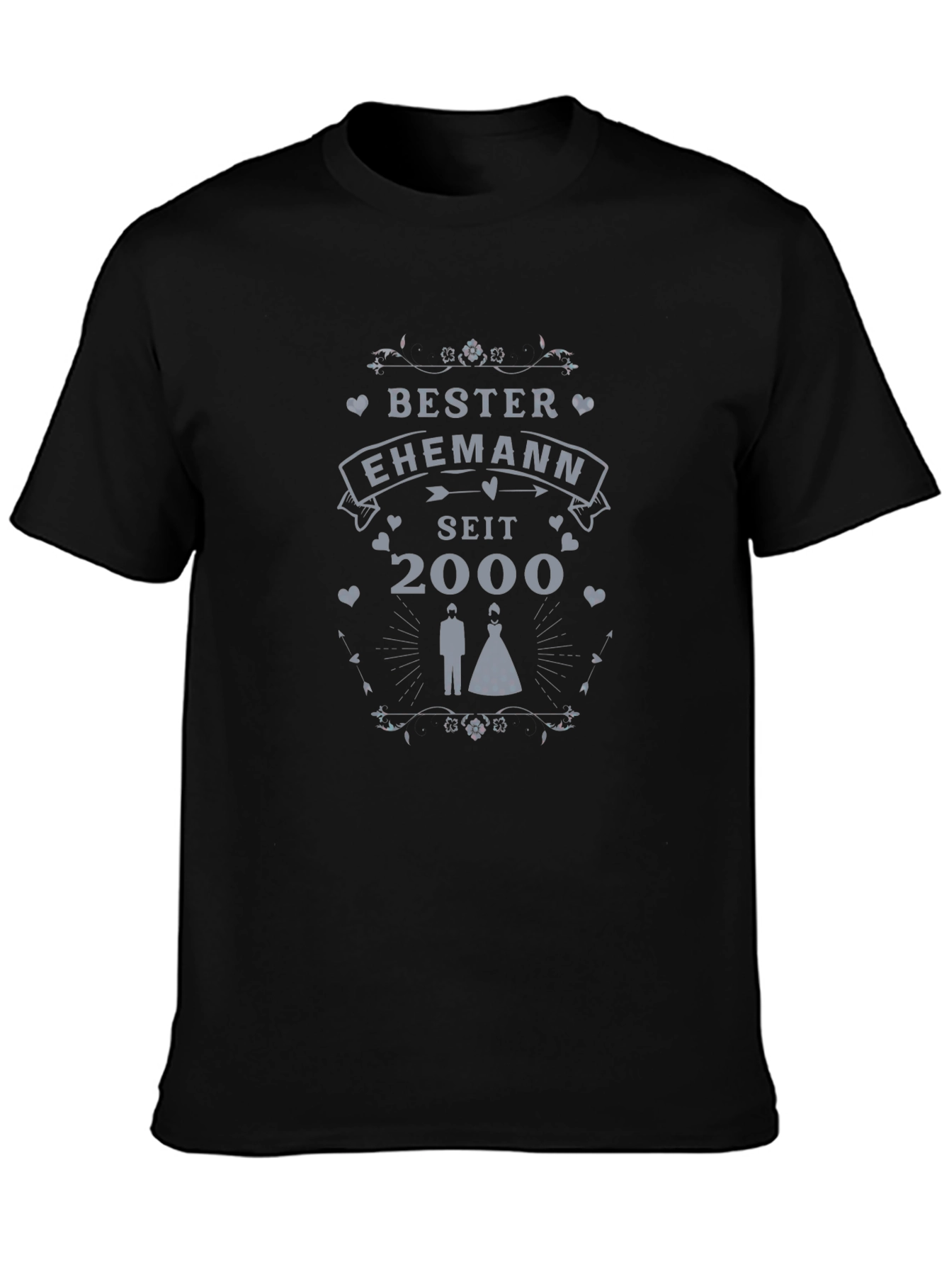 Bester Ehemann Seit 2000 Black T-Shirt
