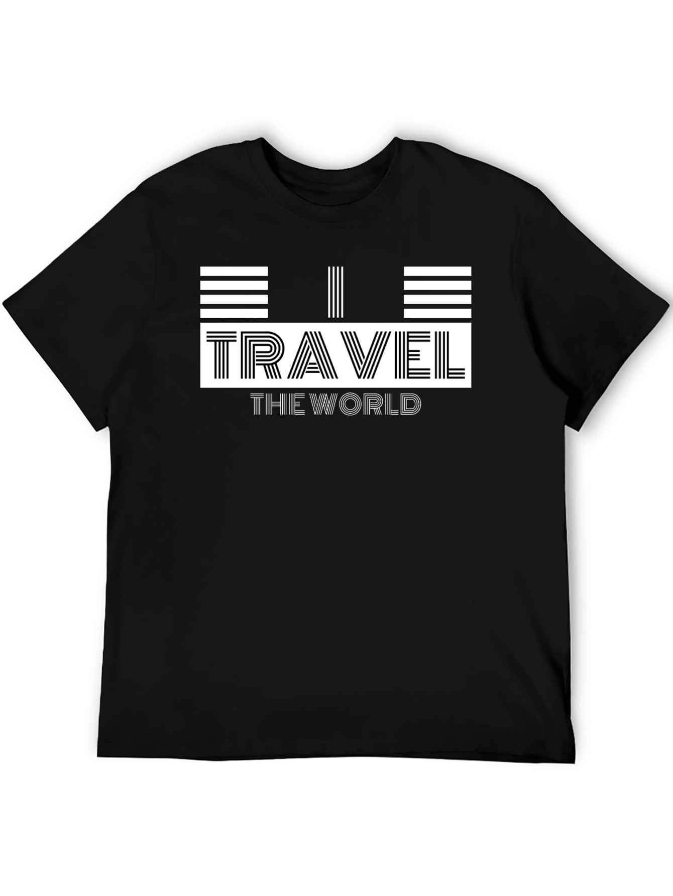 Travel the World Graphic Print T-Shirt