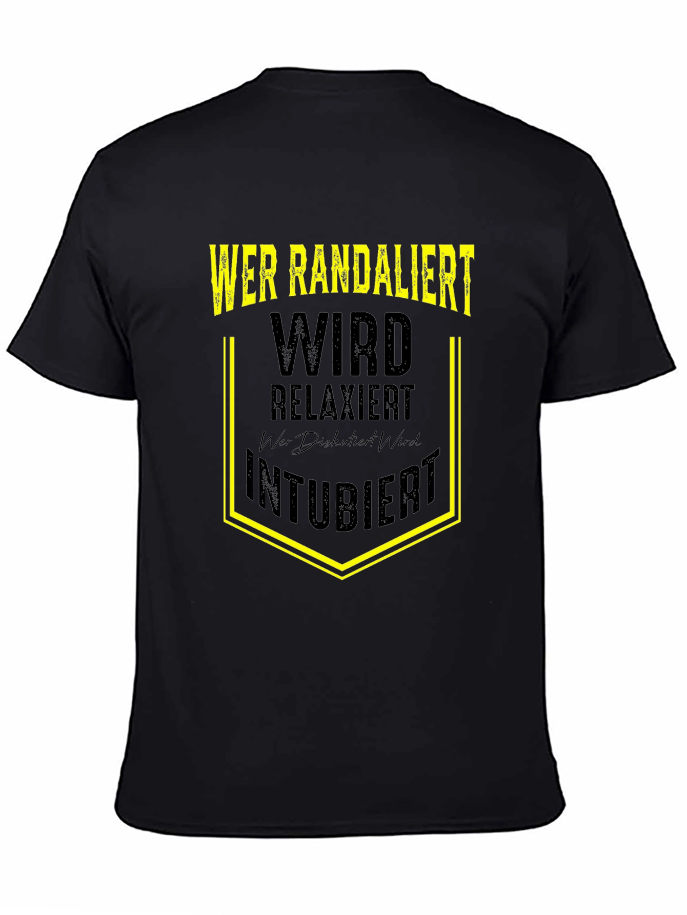 Wer Randaliert Funny Graphic T-Shirt