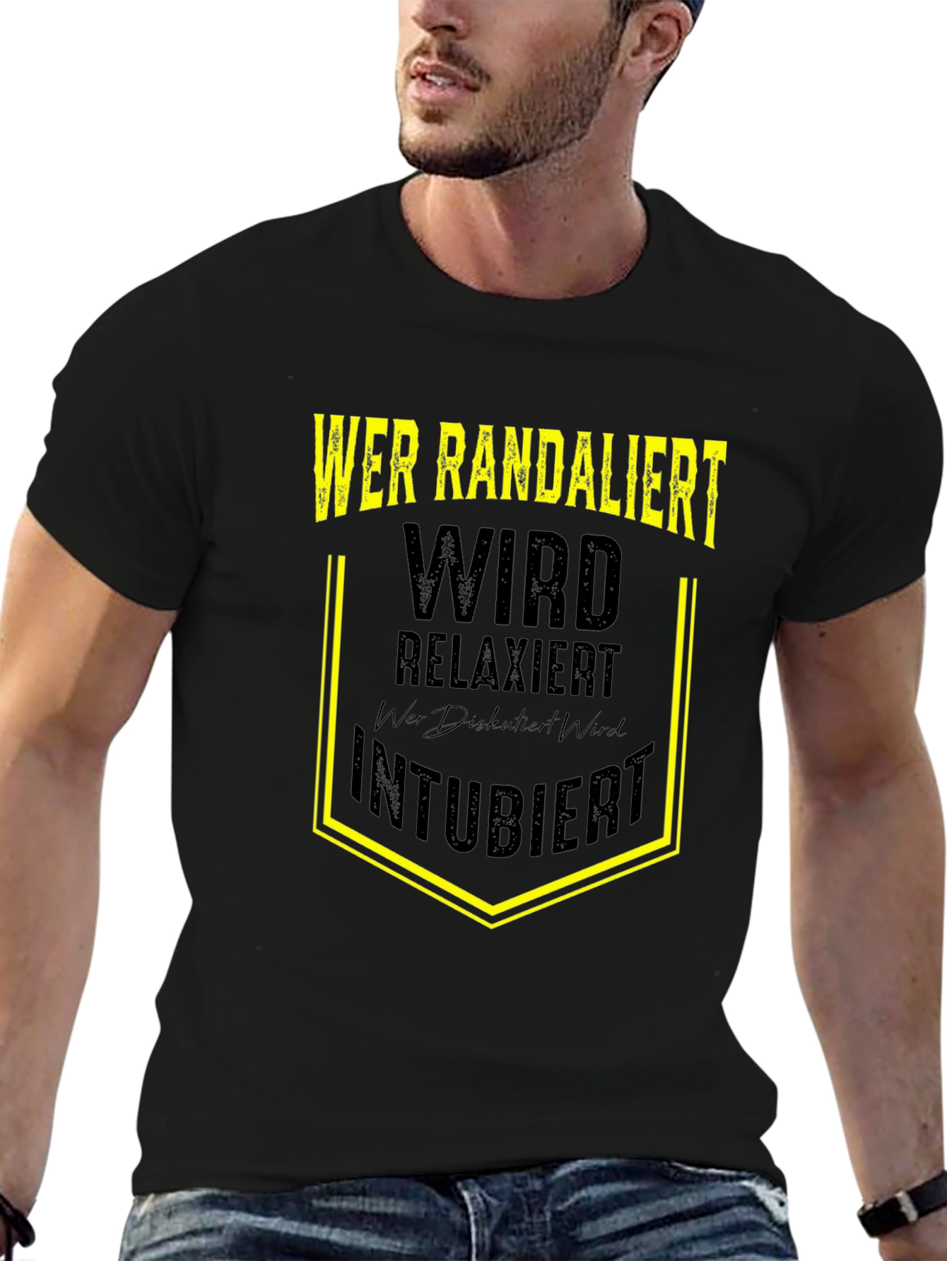 Wer Randaliert Funny Graphic T-Shirt