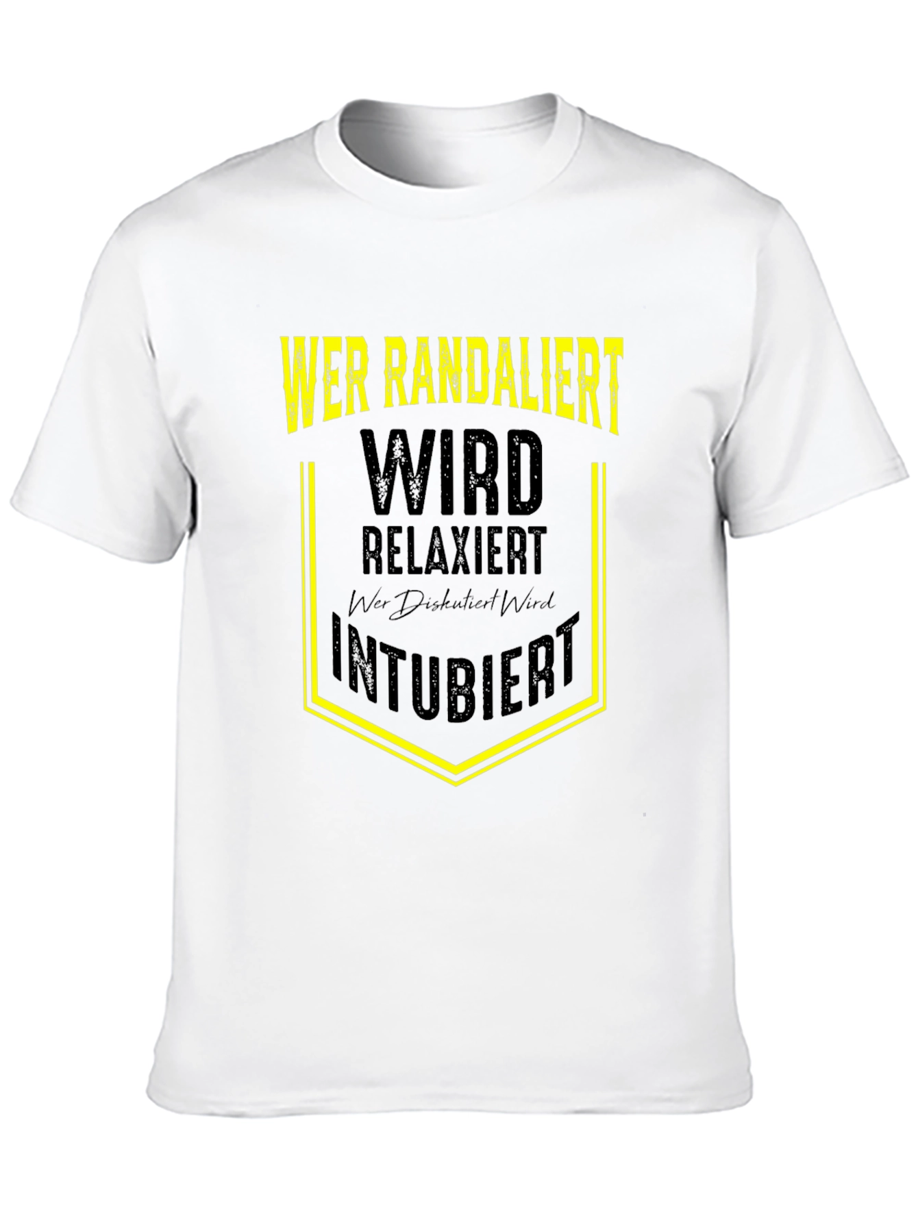 Wer Randaliert Funny Graphic T-Shirt
