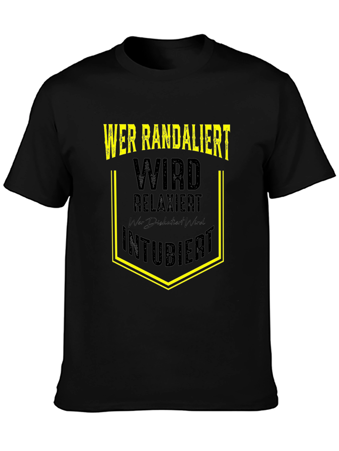 Wer Randaliert Funny Graphic T-Shirt