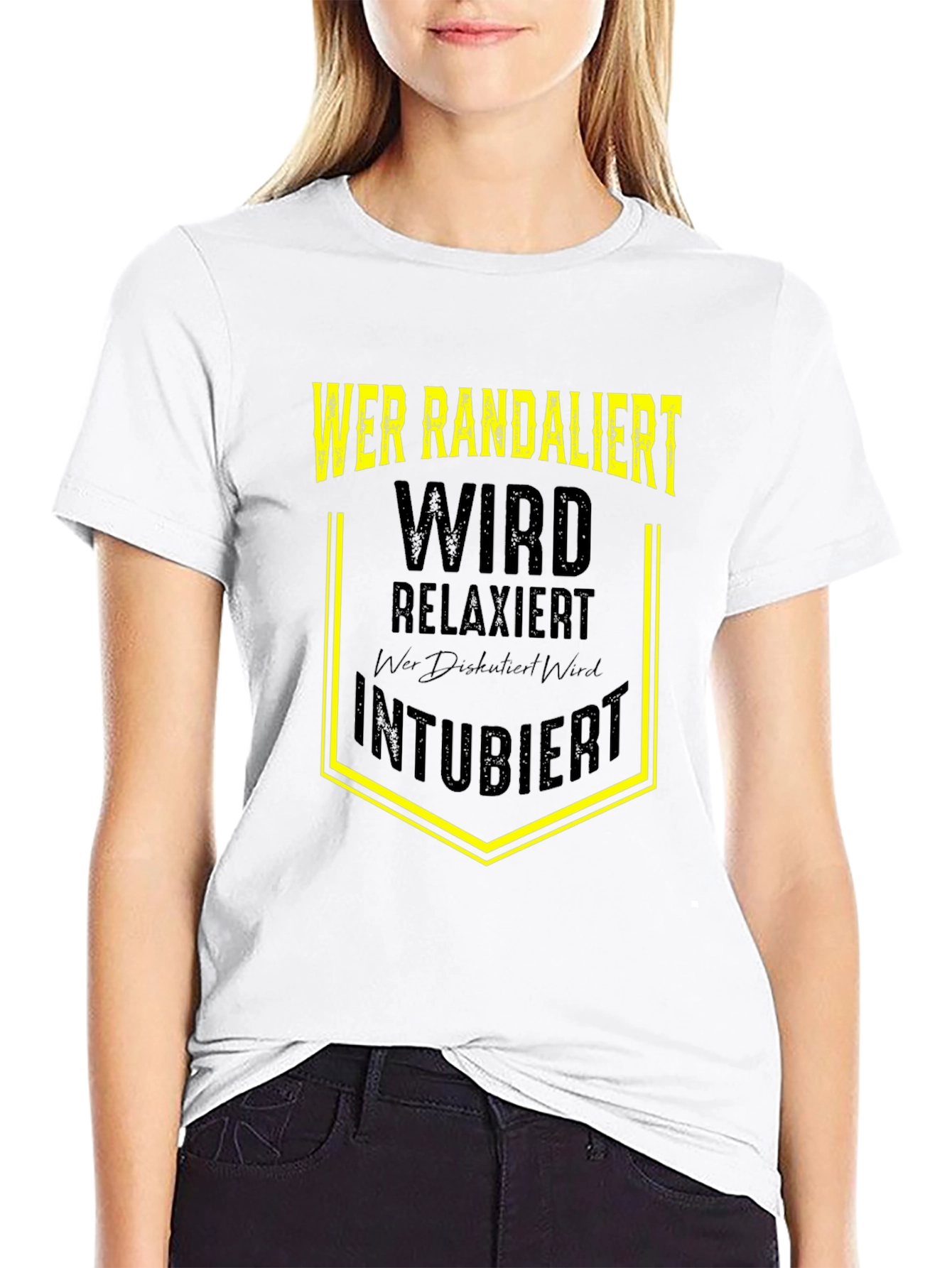 Wer Randaliert Funny Graphic T-Shirt