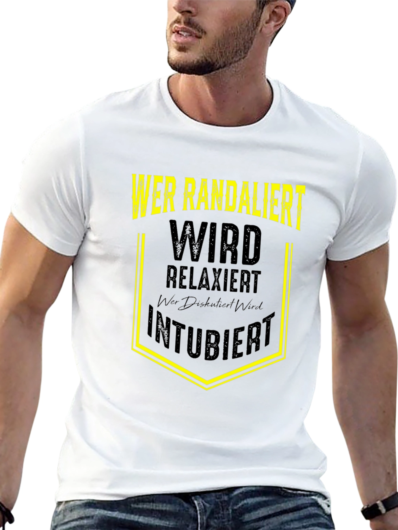 Wer Randaliert Funny Graphic T-Shirt