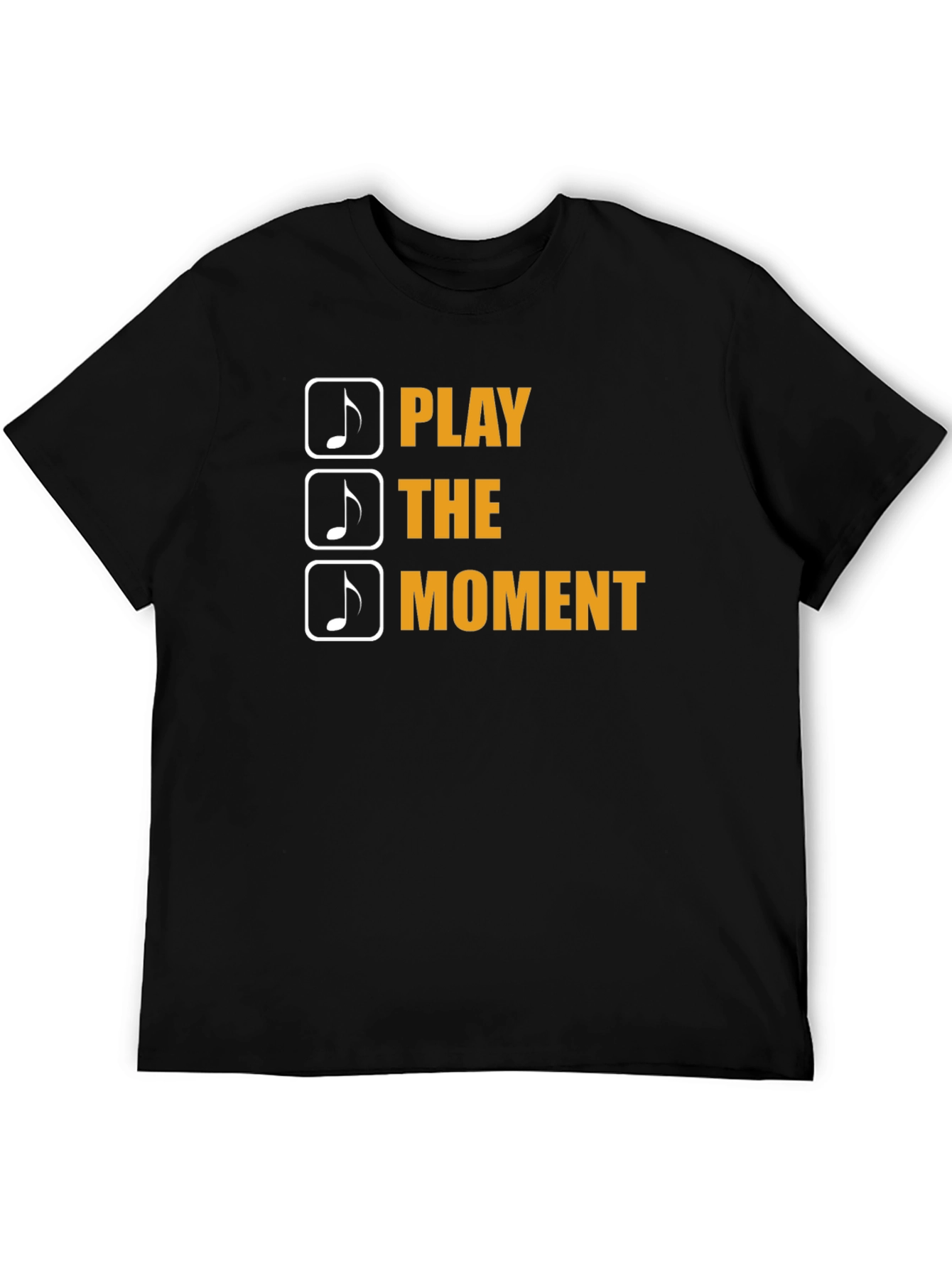 Play the Moment Black Graphic Tee
