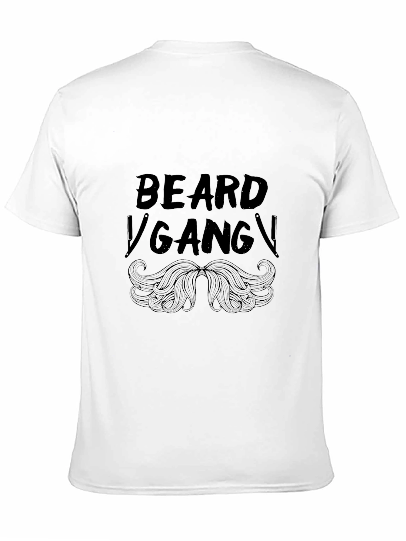 Beard Gang T-Shirt - Stylish Crew Neck Tee