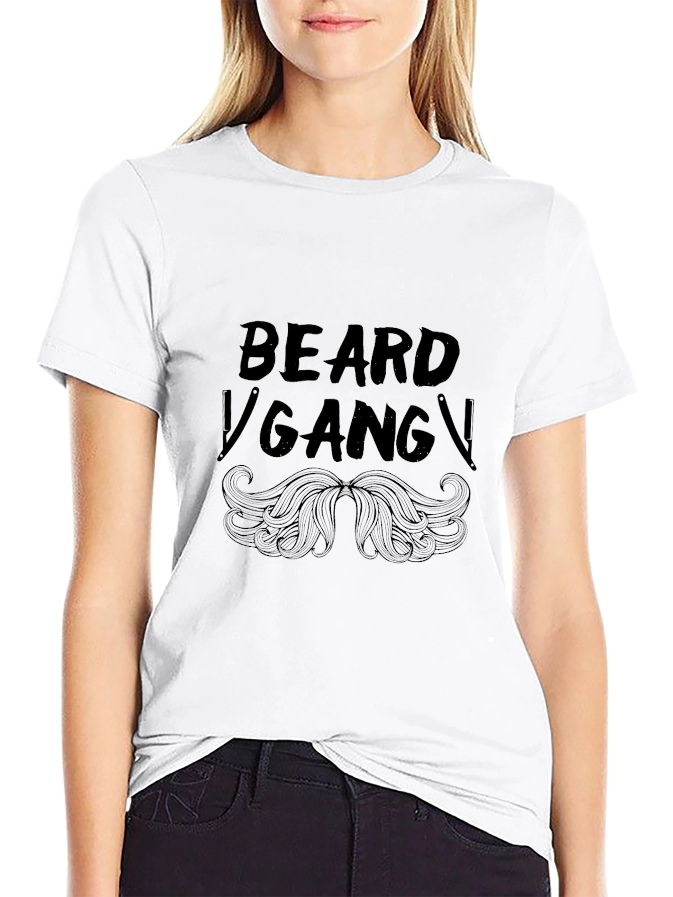 Beard Gang T-Shirt - Stylish Crew Neck Tee