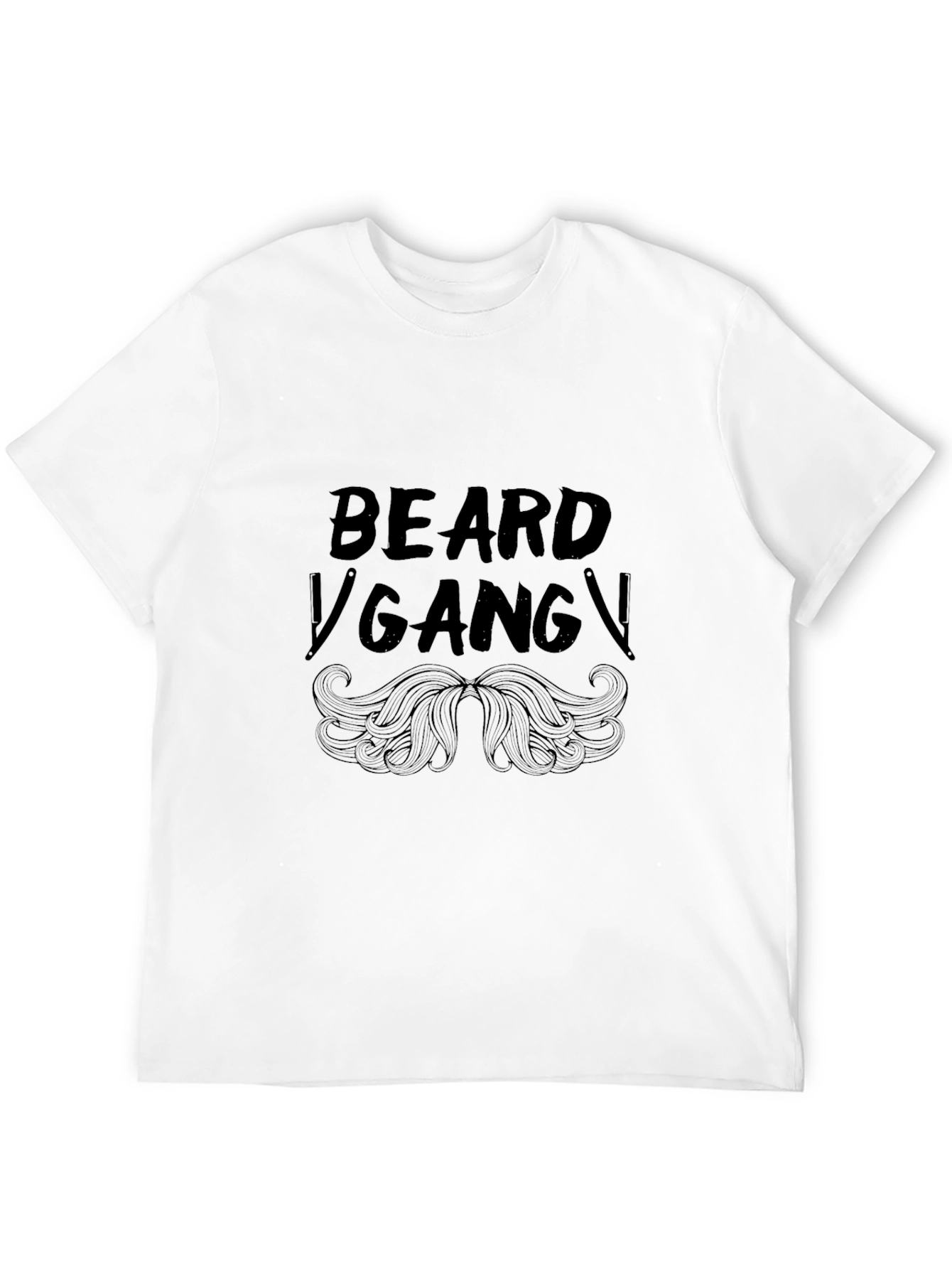 Beard Gang T-Shirt - Stylish Crew Neck Tee