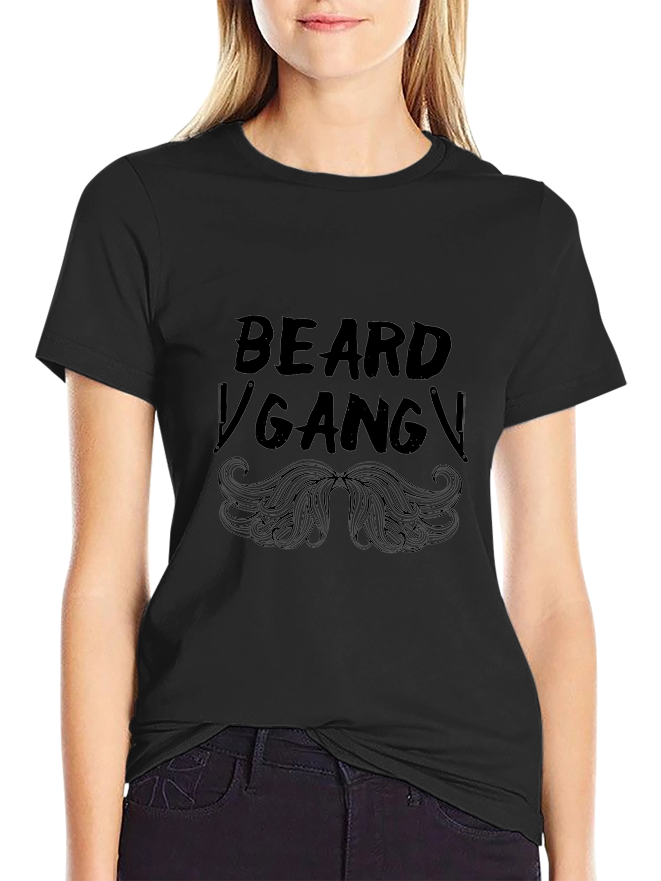 Beard Gang T-Shirt - Stylish Crew Neck Tee