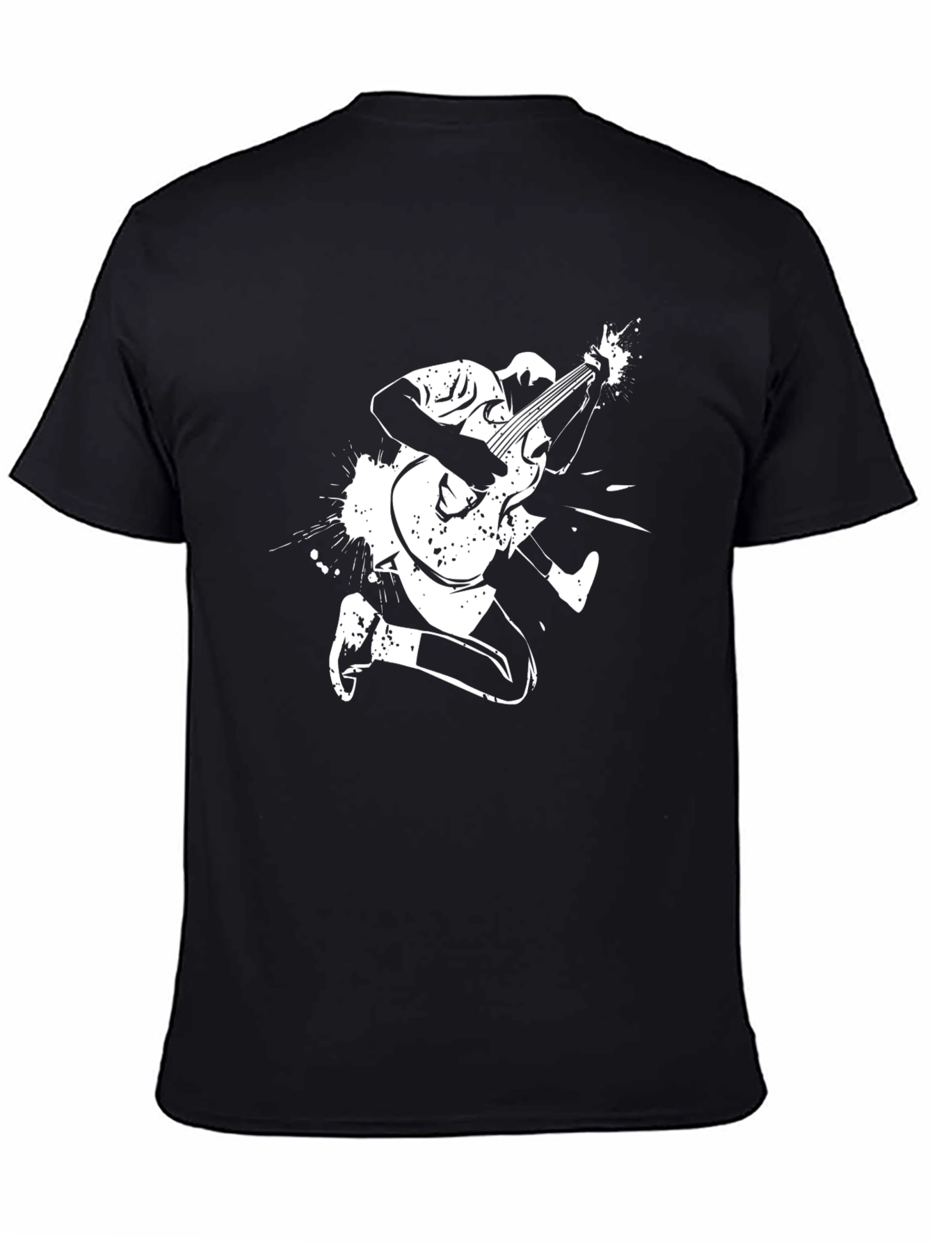 Guitarist Graphic Black T-Shirt