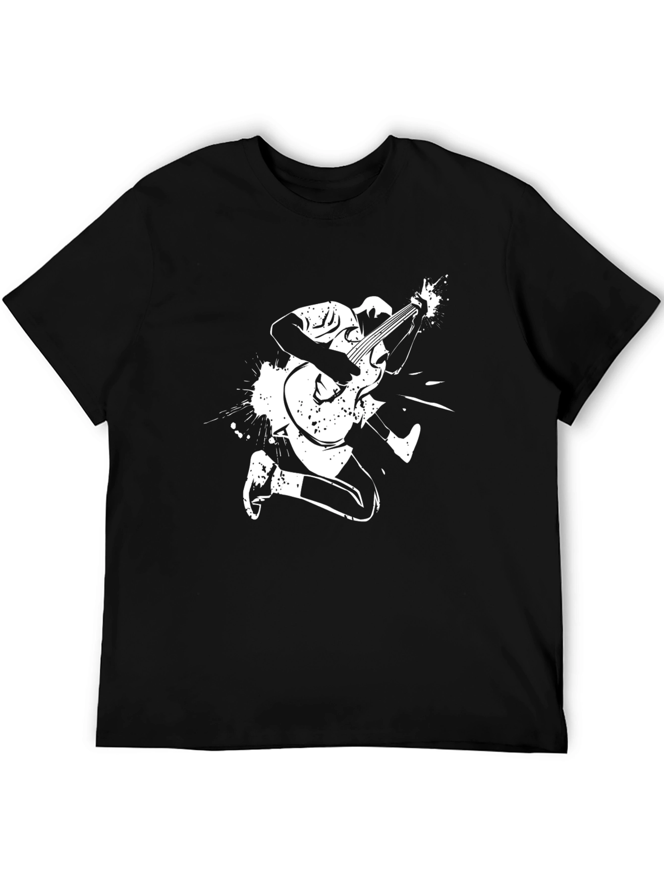 Guitarist Graphic Black T-Shirt