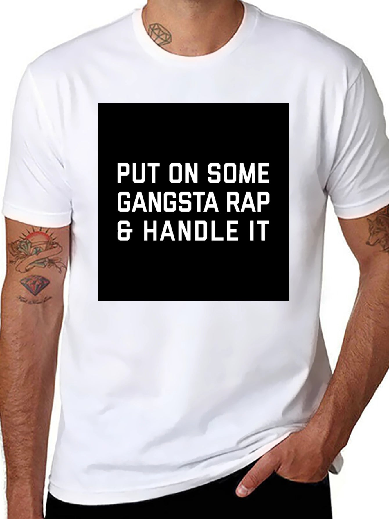 Gangsta Rap Graphic T-Shirt
