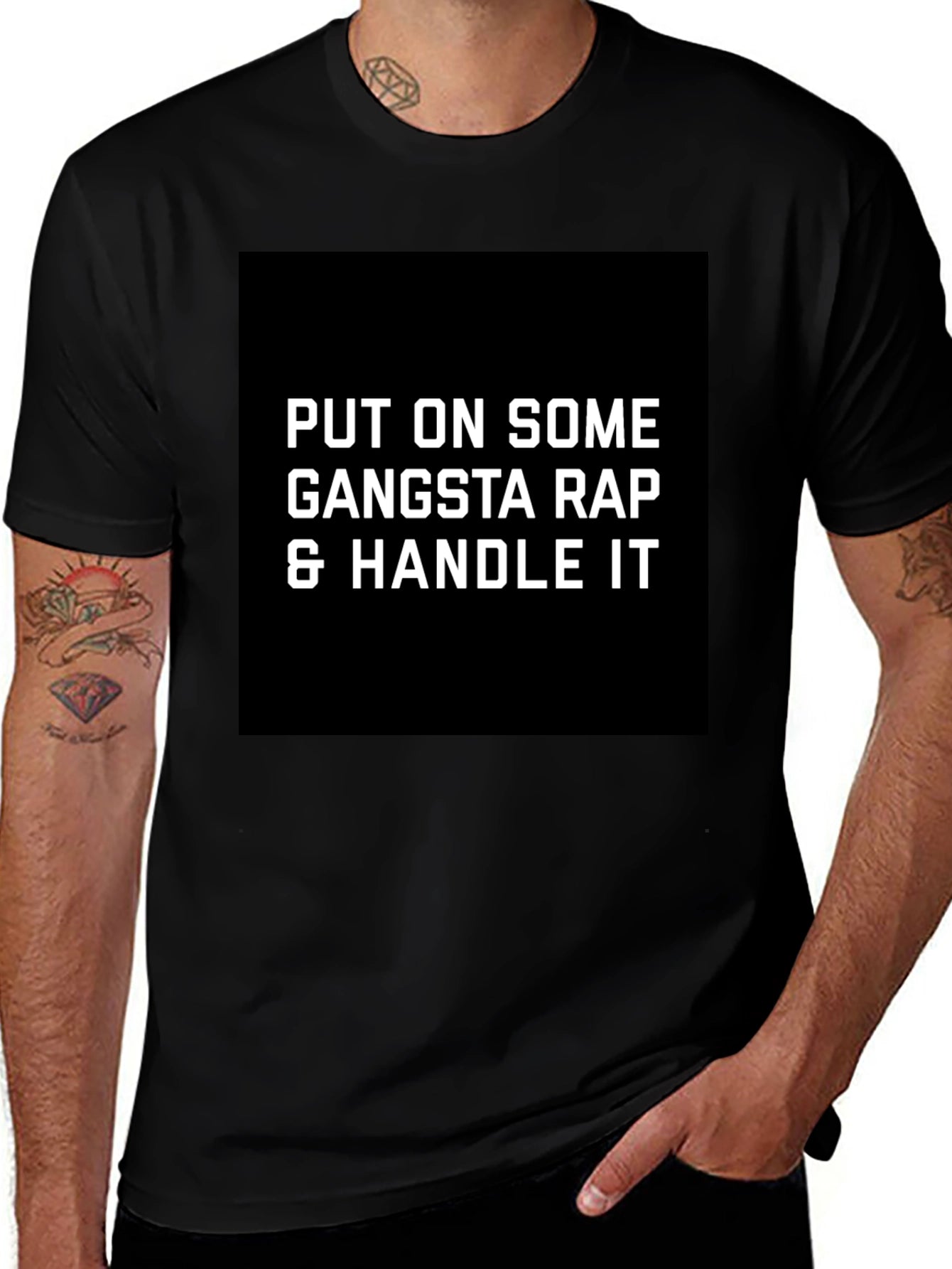 Gangsta Rap Graphic T-Shirt
