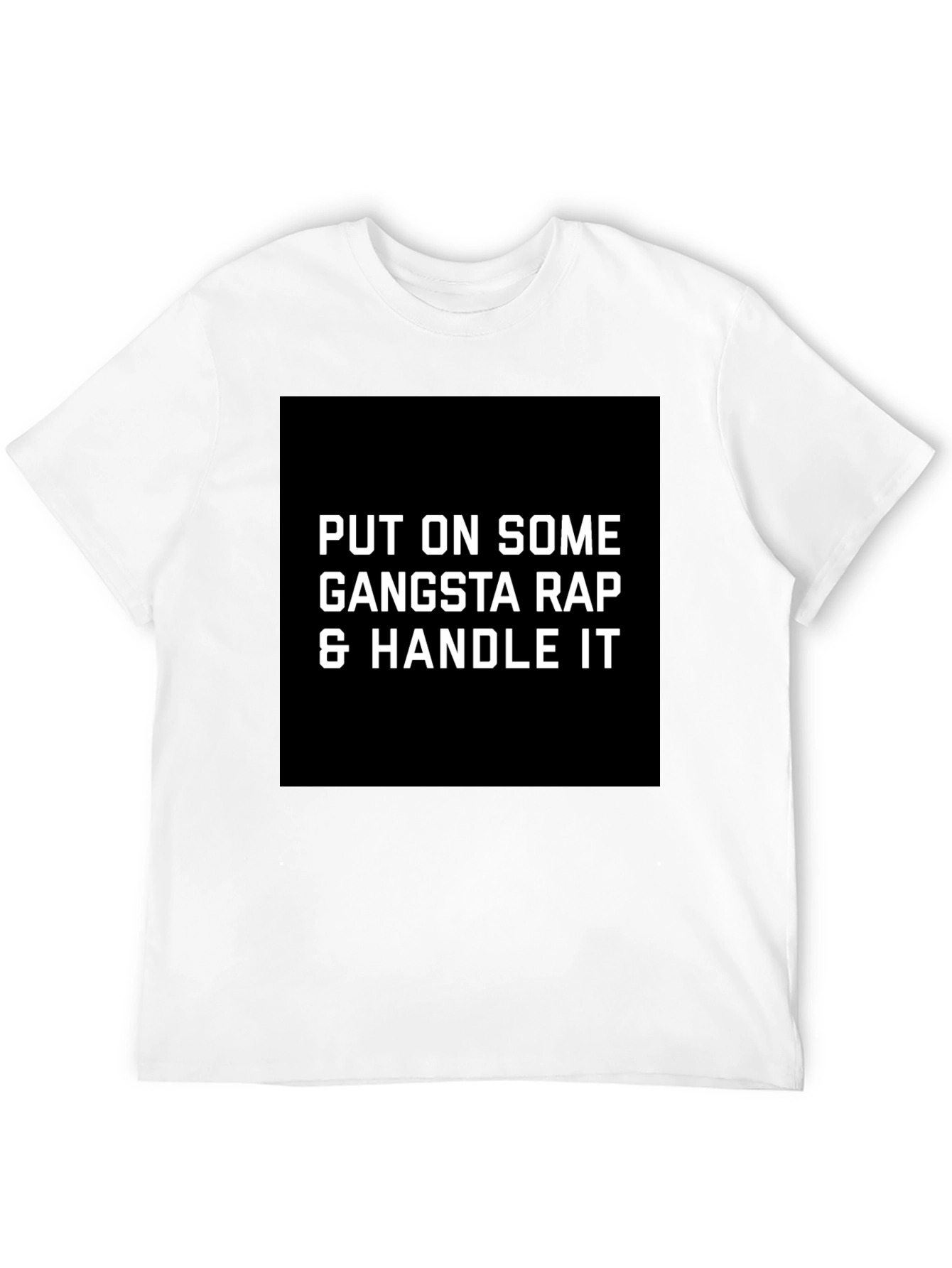 Gangsta Rap Graphic T-Shirt