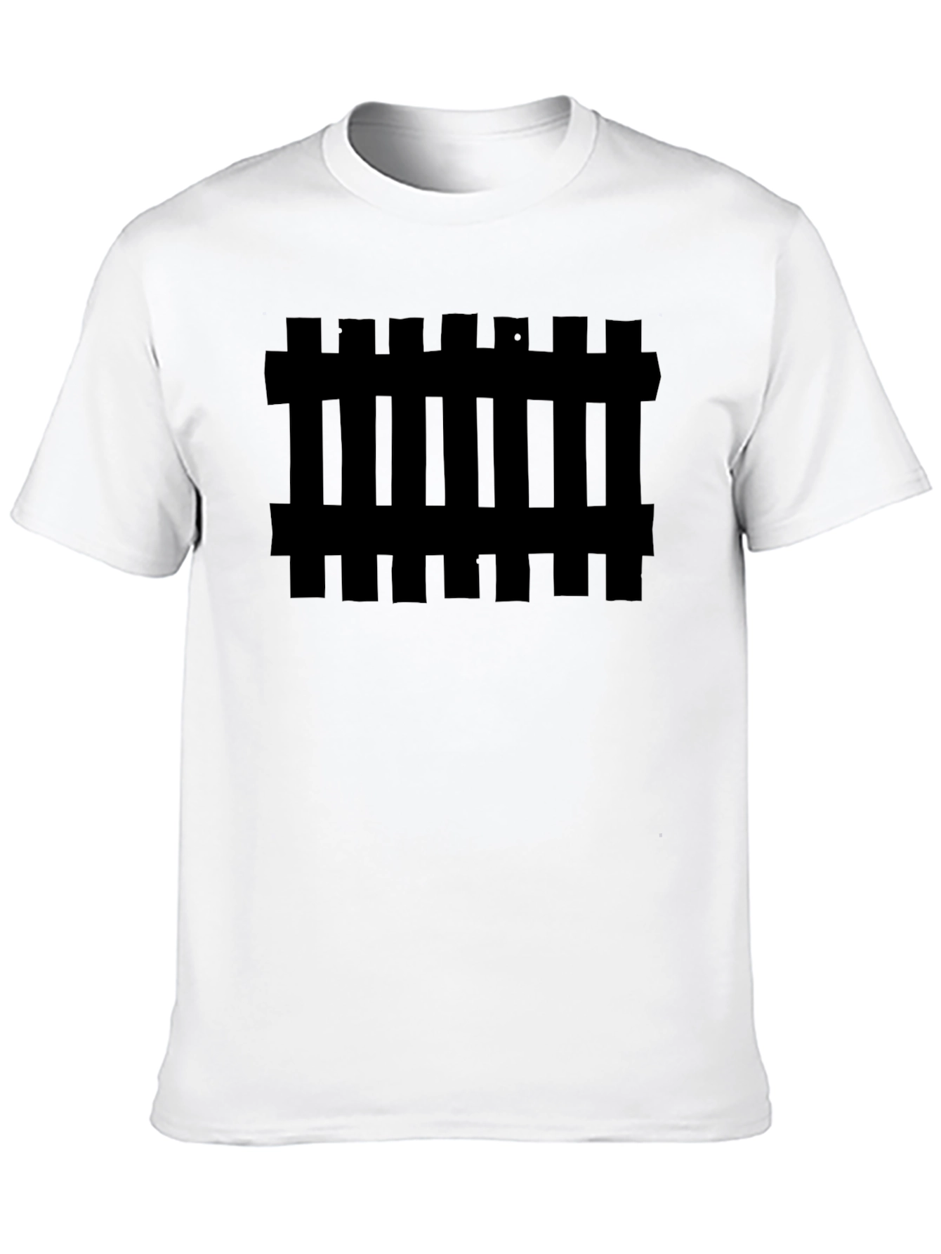 Mens Graphic Tee - Fence Design