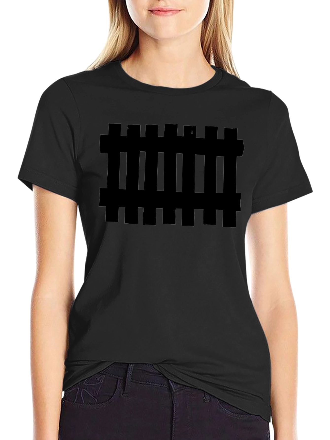 Mens Graphic Tee - Fence Design
