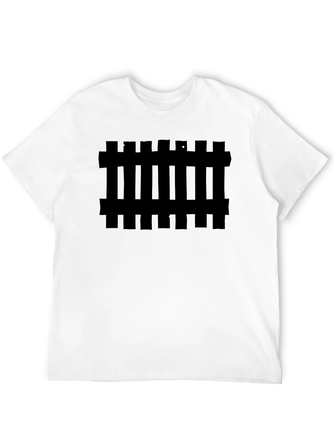 Mens Graphic Tee - Fence Design