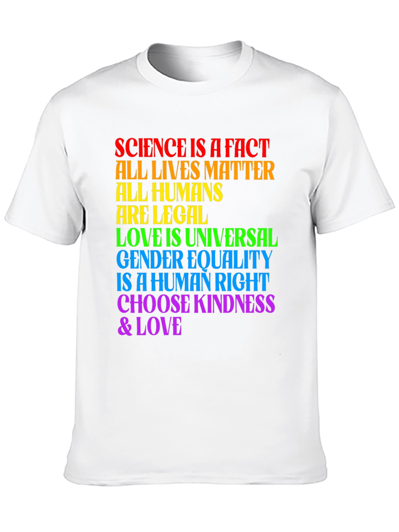 Inclusivity T-Shirt: Science Love Equality