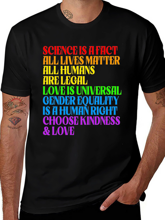 Inclusivity T-Shirt: Science Love Equality