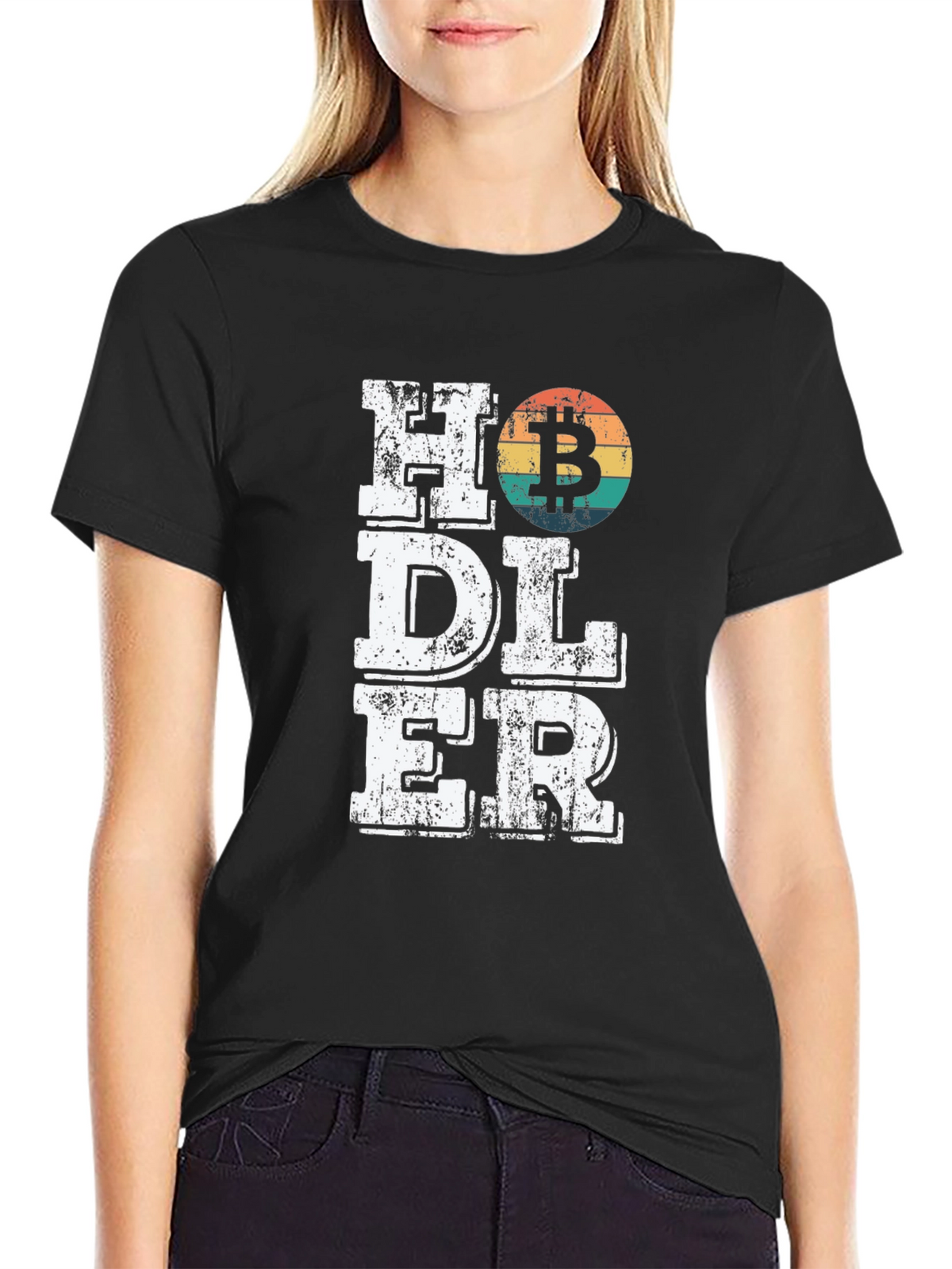 Bitcoin HODLer Graphic Tee - Crypto Enthusiast T-Shirt