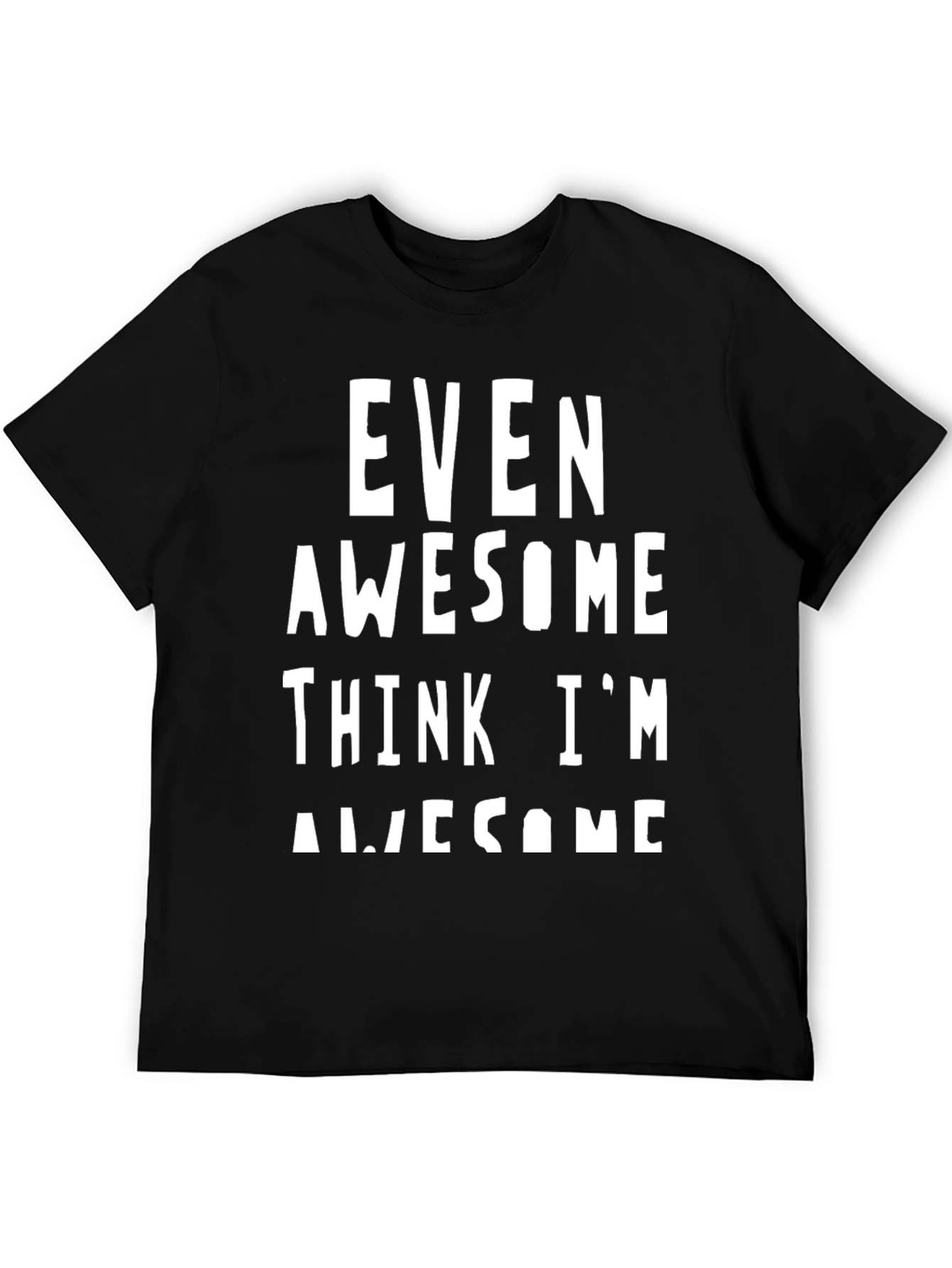 Awesome Statement T-Shirt - Black