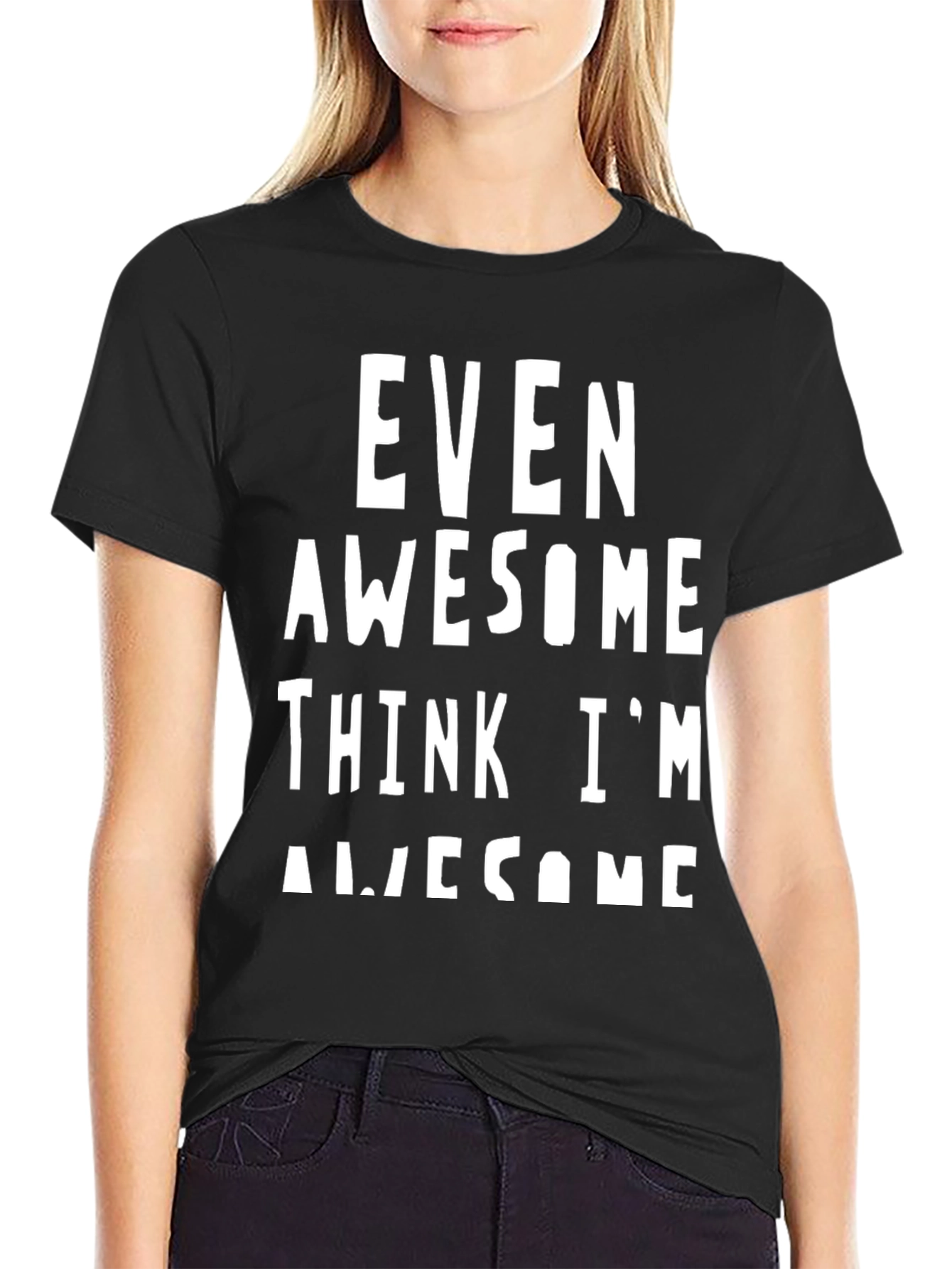 Awesome Statement T-Shirt - Black