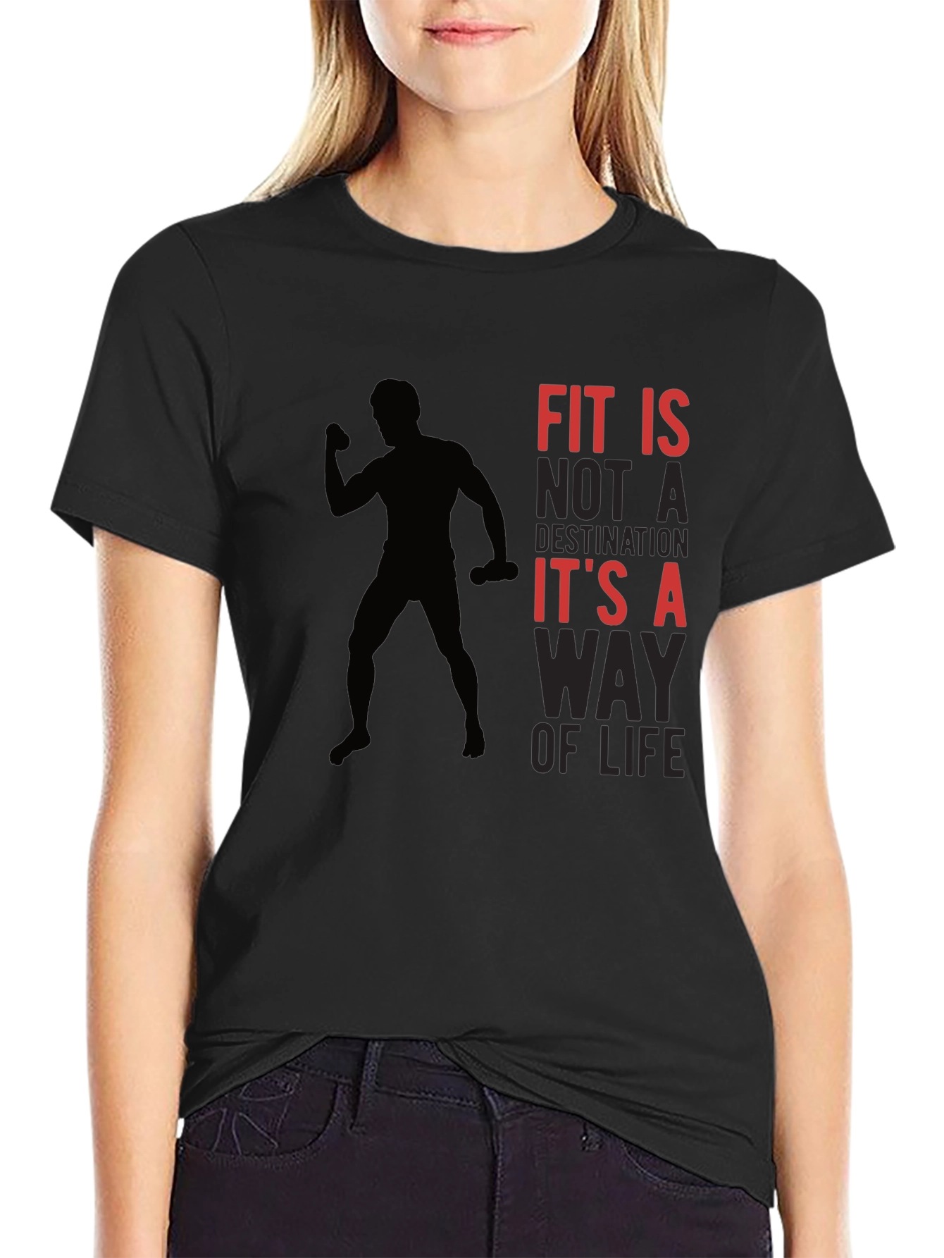 Fit is a Way of Life Graphic T-Shirt