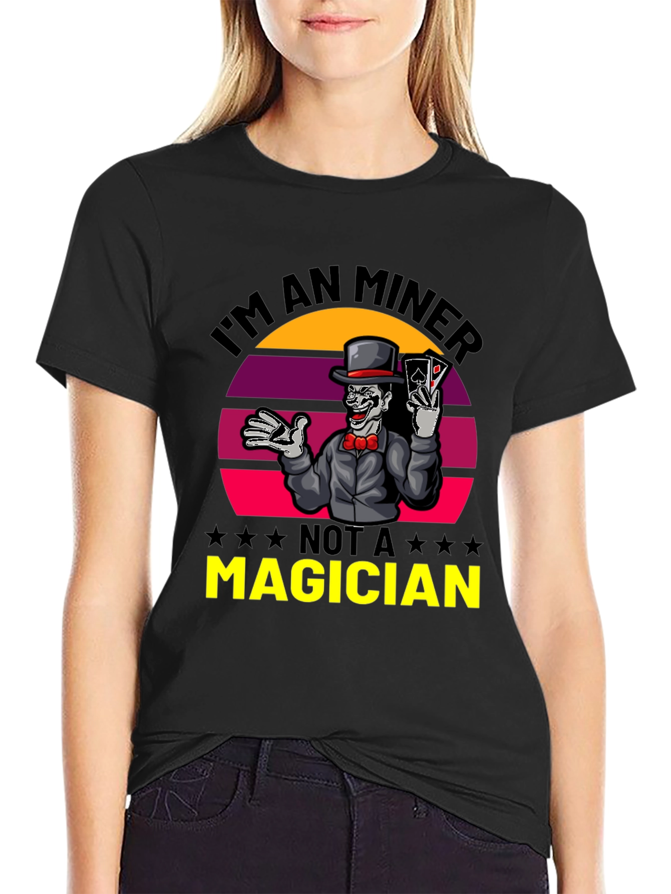 Miner Not a Magician Graphic T-Shirt
