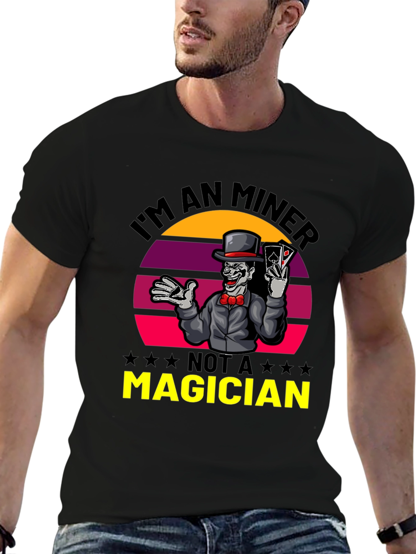 Miner Not a Magician Graphic T-Shirt
