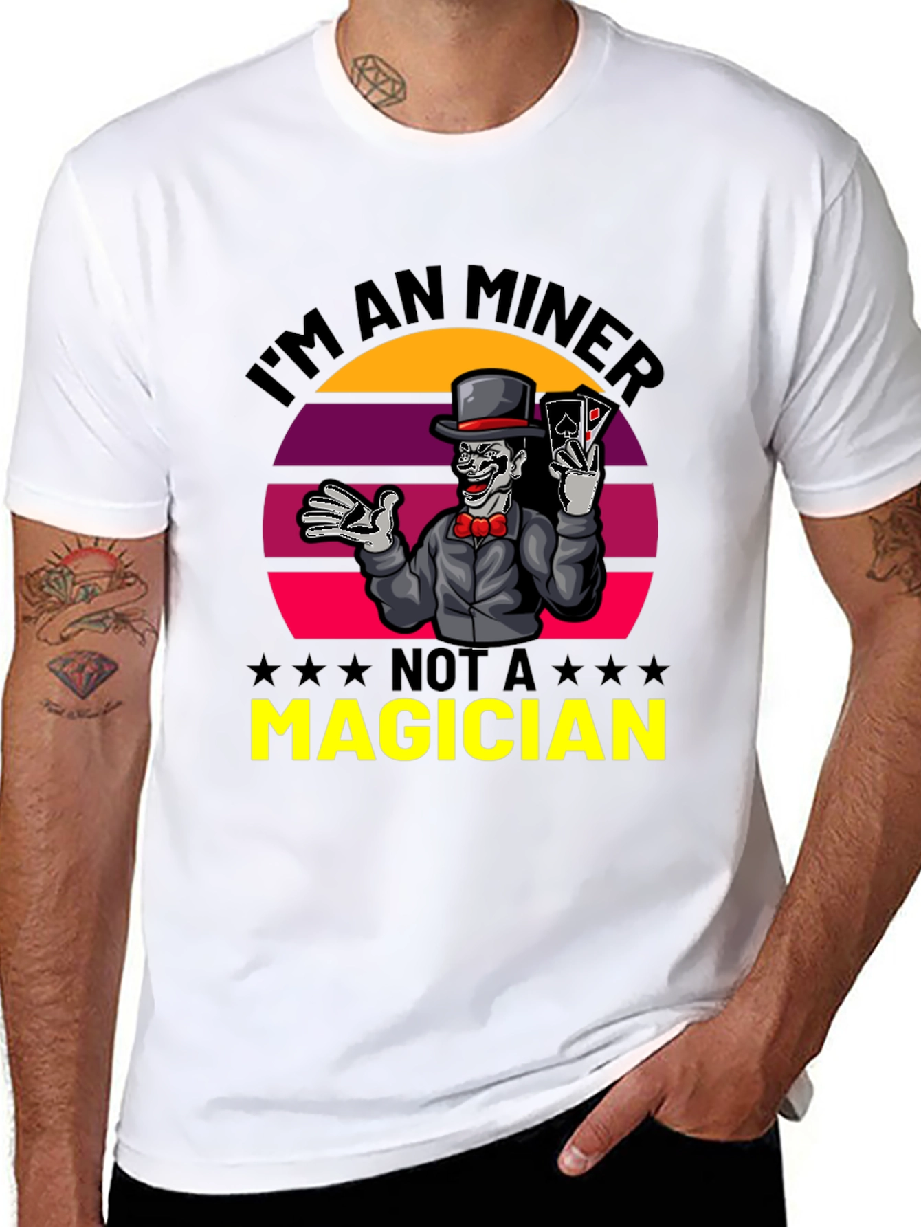 Miner Not a Magician Graphic T-Shirt