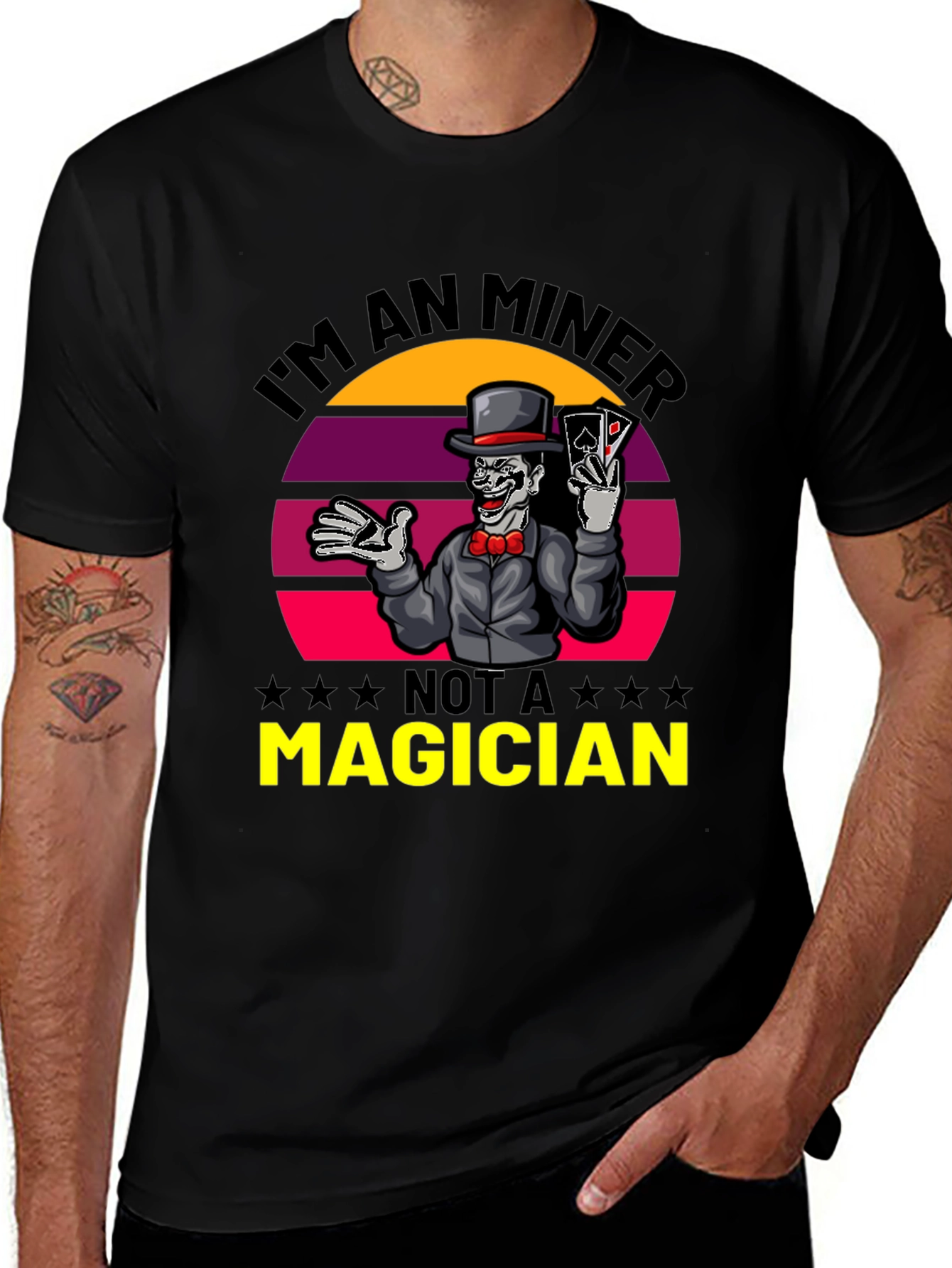 Miner Not a Magician Graphic T-Shirt