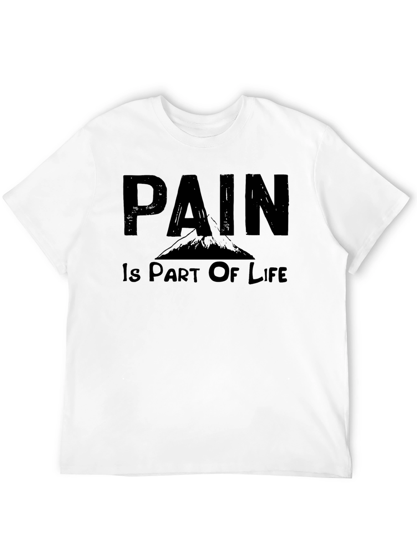 Pain is Part of Life Graphic Tee - Black